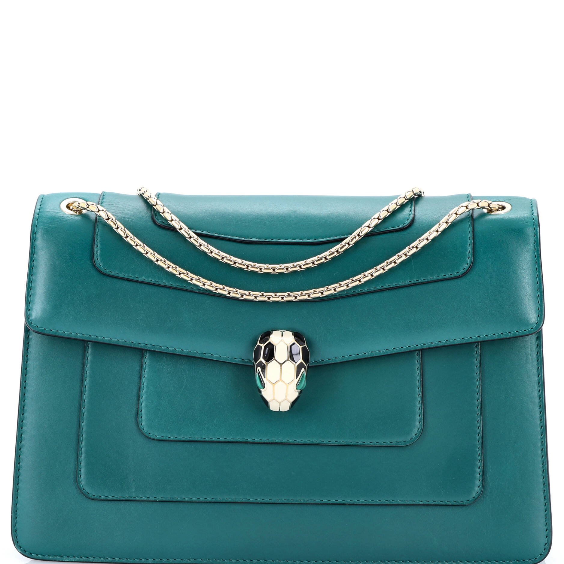 Bvlgari Serpenti Forever Shoulder Bag Leather Medium