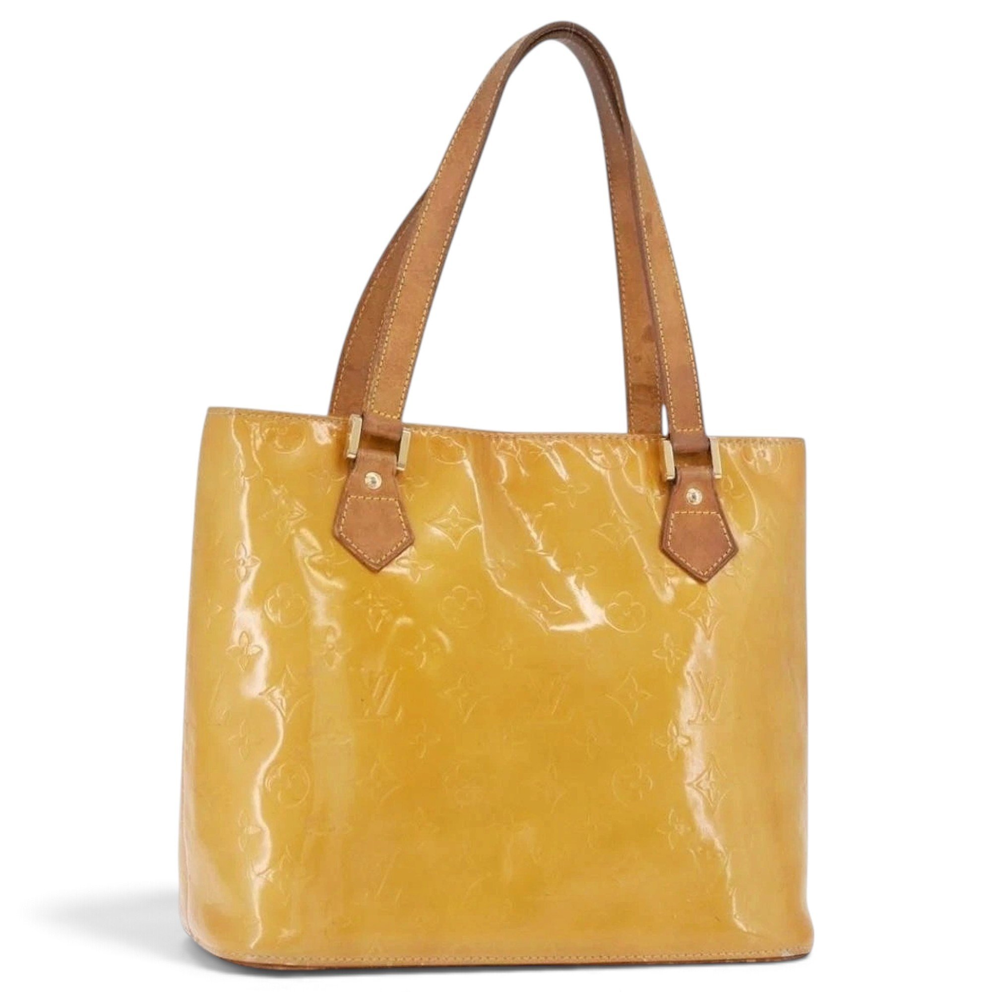 Patent leather handbag