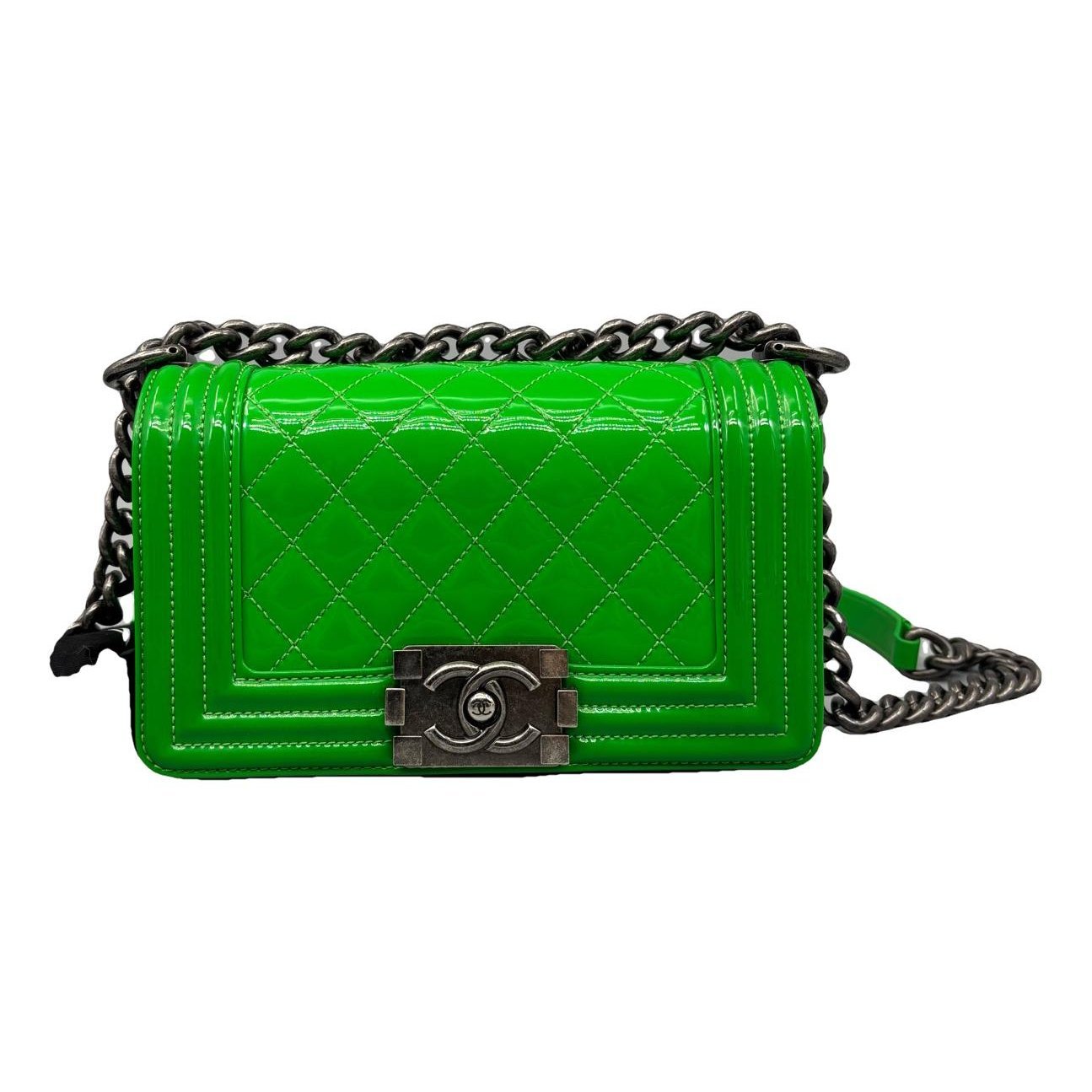 Boy patent leather crossbody bag