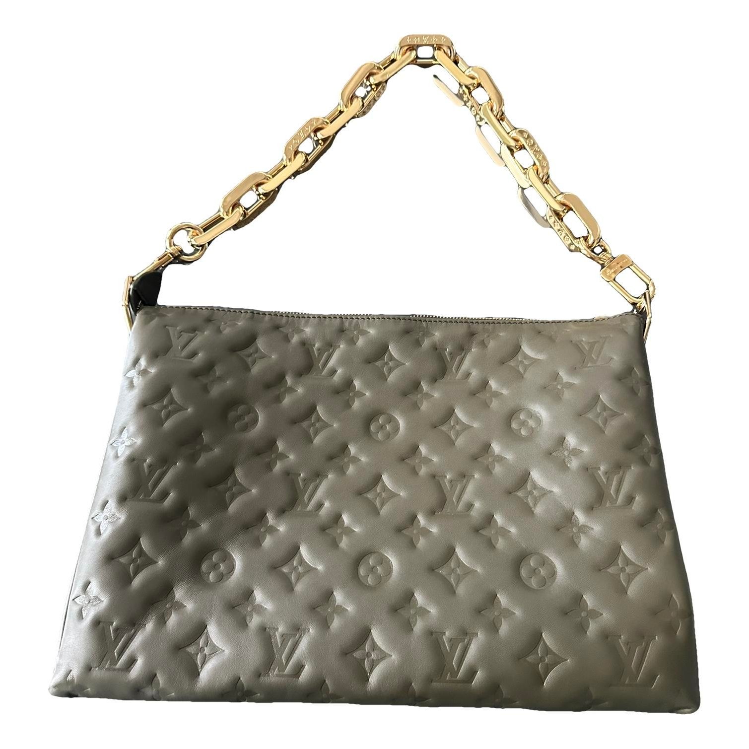 Coussin leather handbag