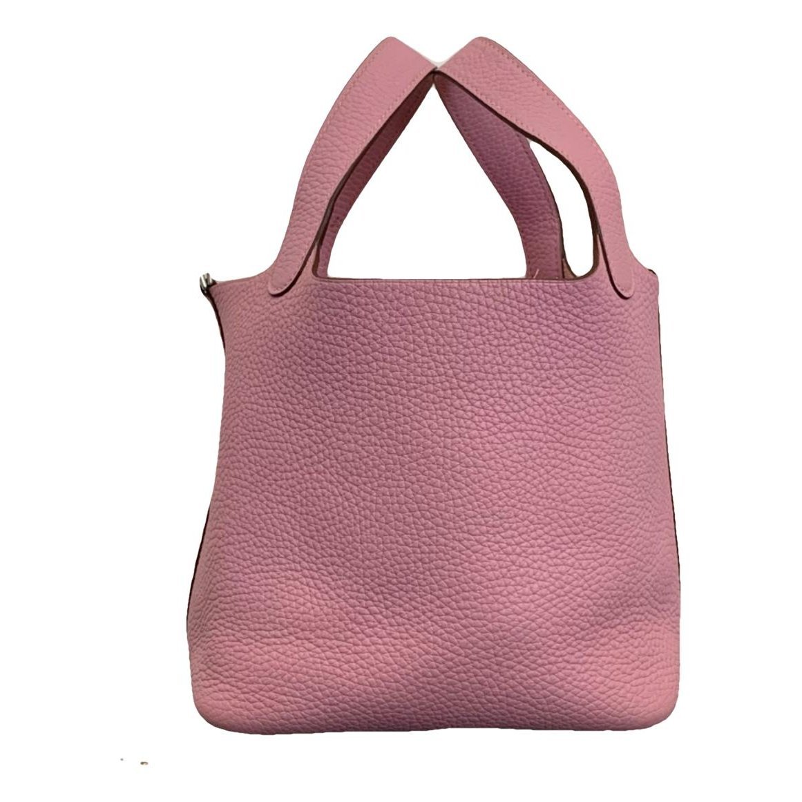 Picotin leather tote