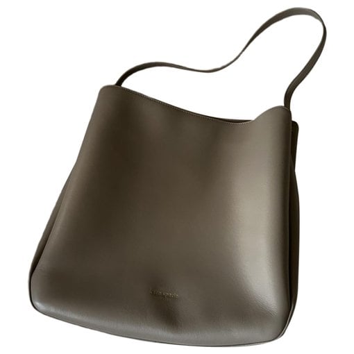 Leather tote