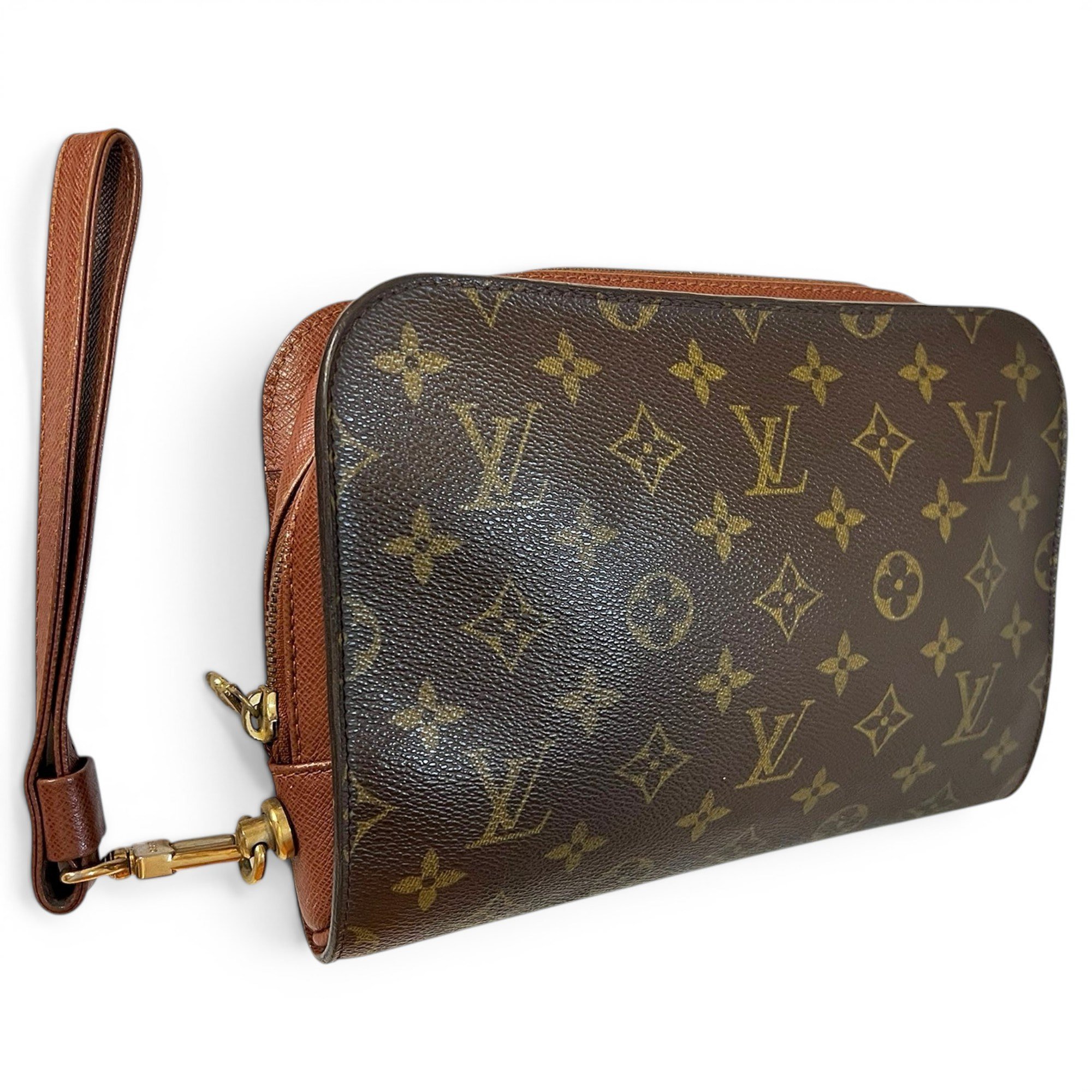 Orsay leather clutch bag