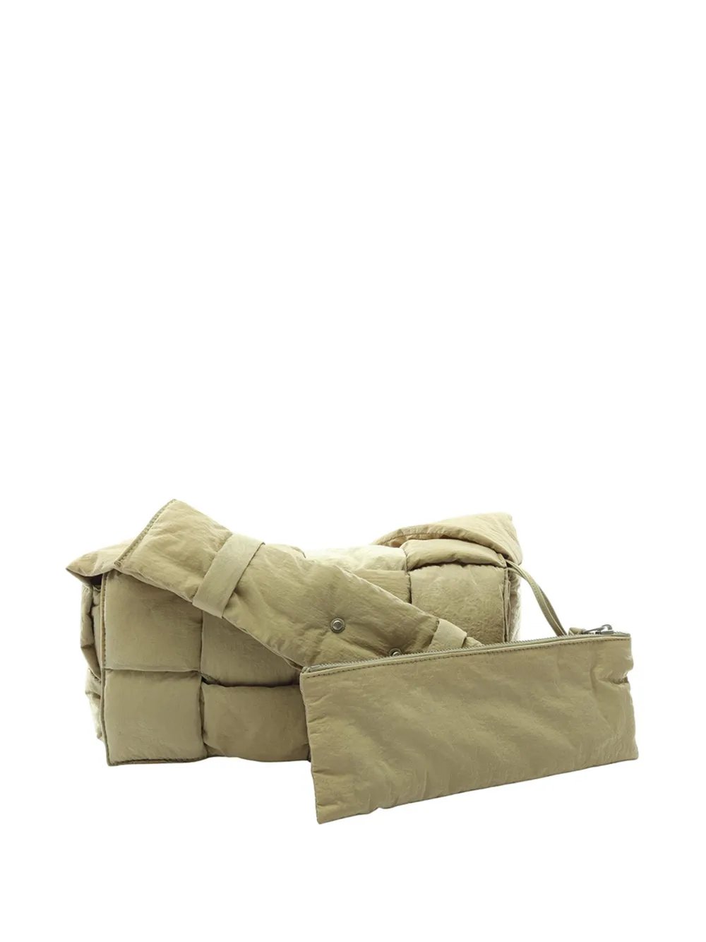 2012-2026 Nylon Intrecciato Padded Tech Cassette crossbody bag