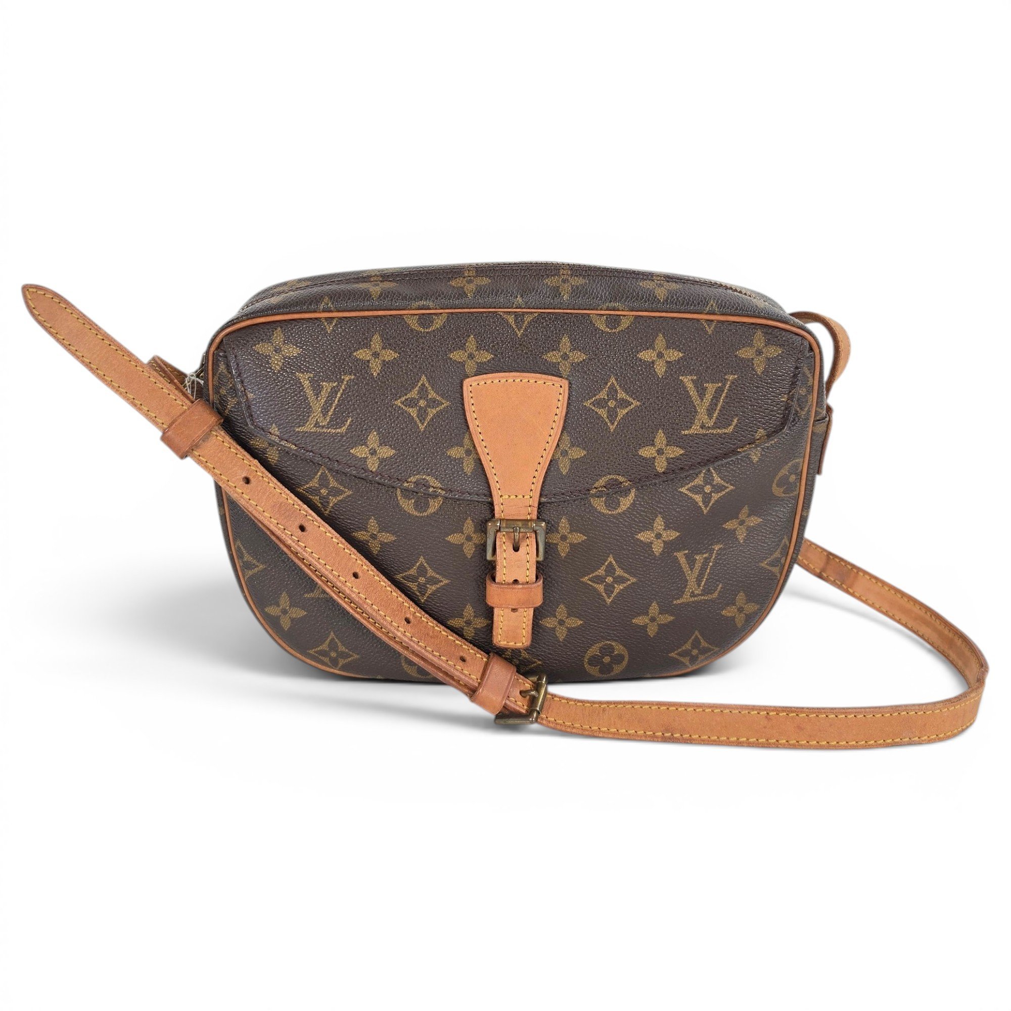 Jeune fille leather crossbody bag