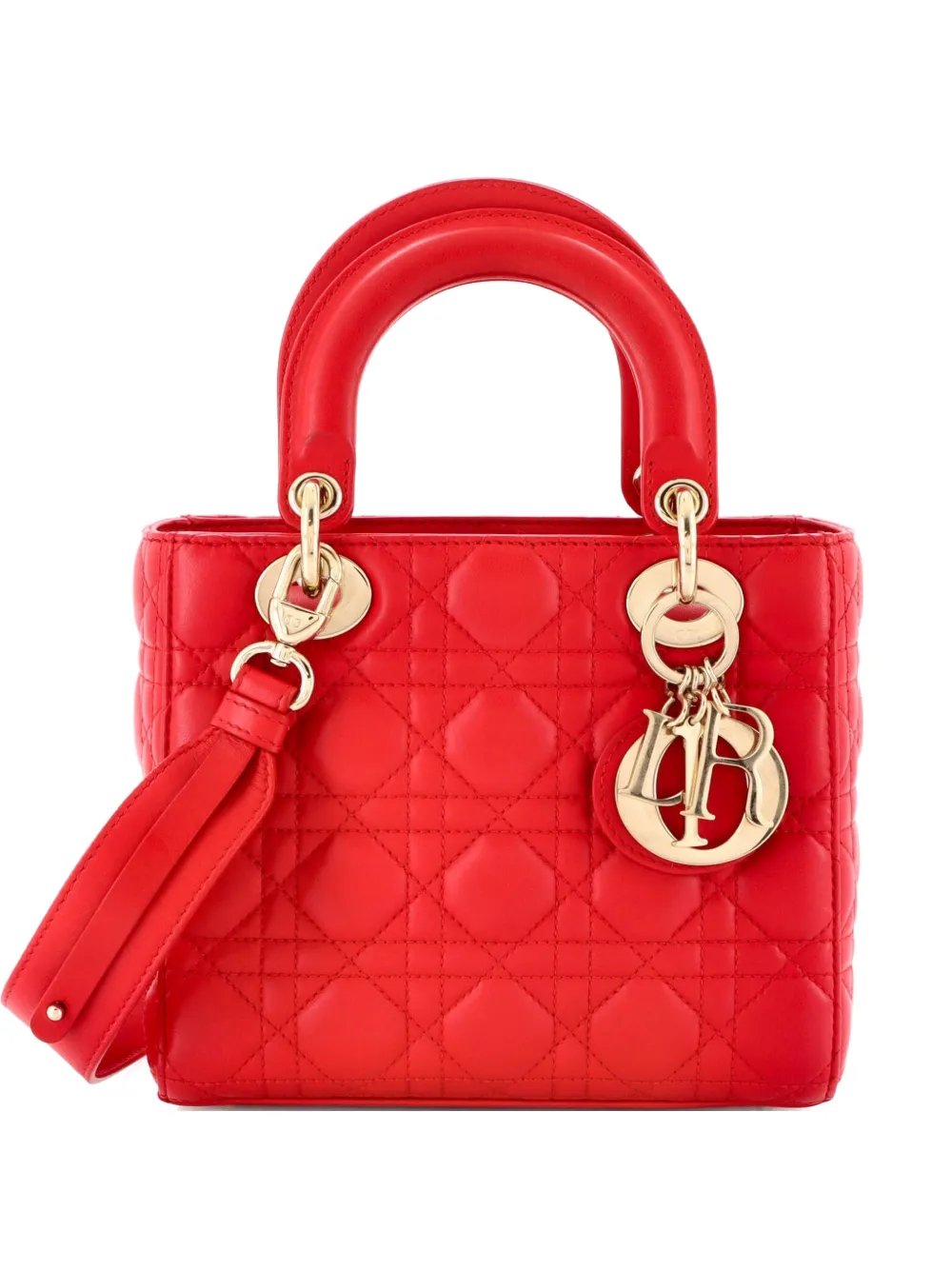 My ABCDior Lady Dior Bag Cannage Quilt Leather Small satchel