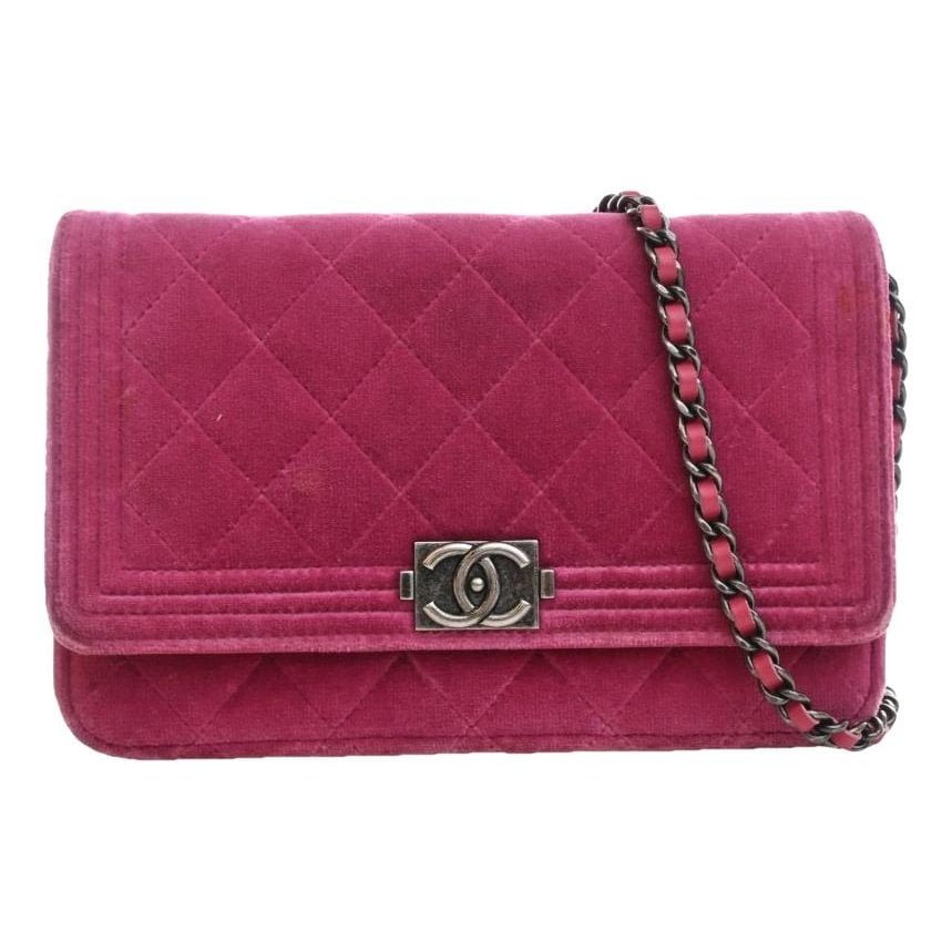 Velvet crossbody bag