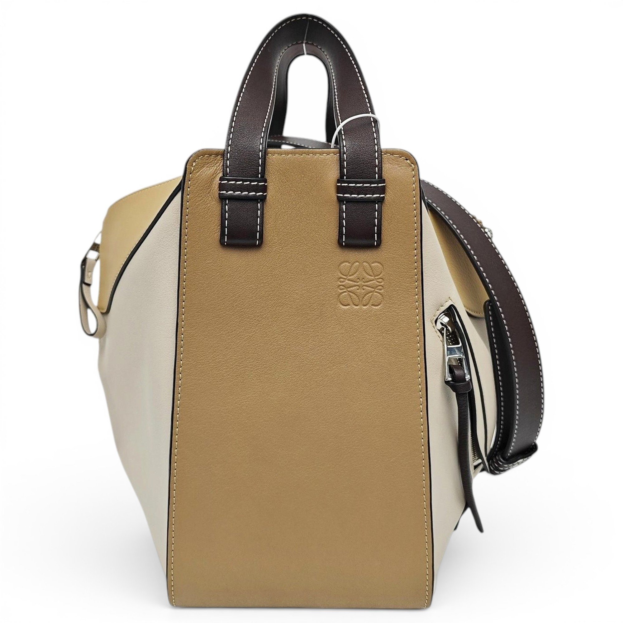 Hammock leather handbag
