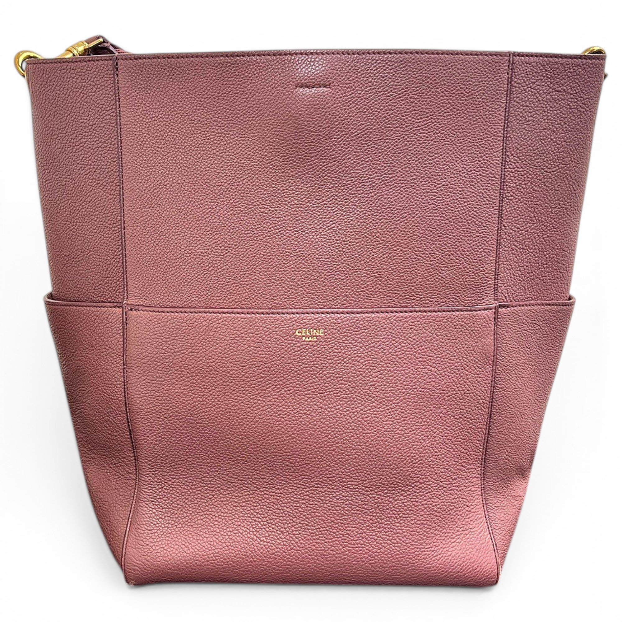 Seau Sangle leather handbag