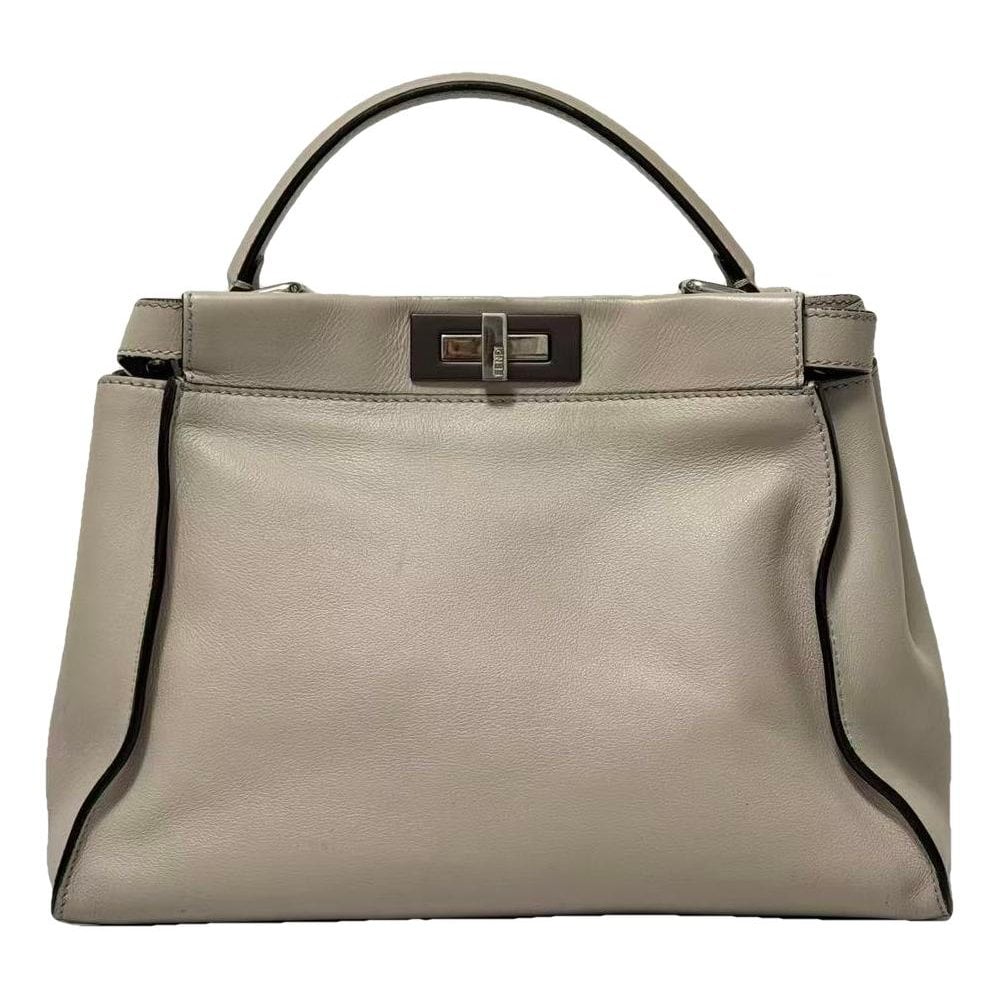 Peekaboo leather handbag