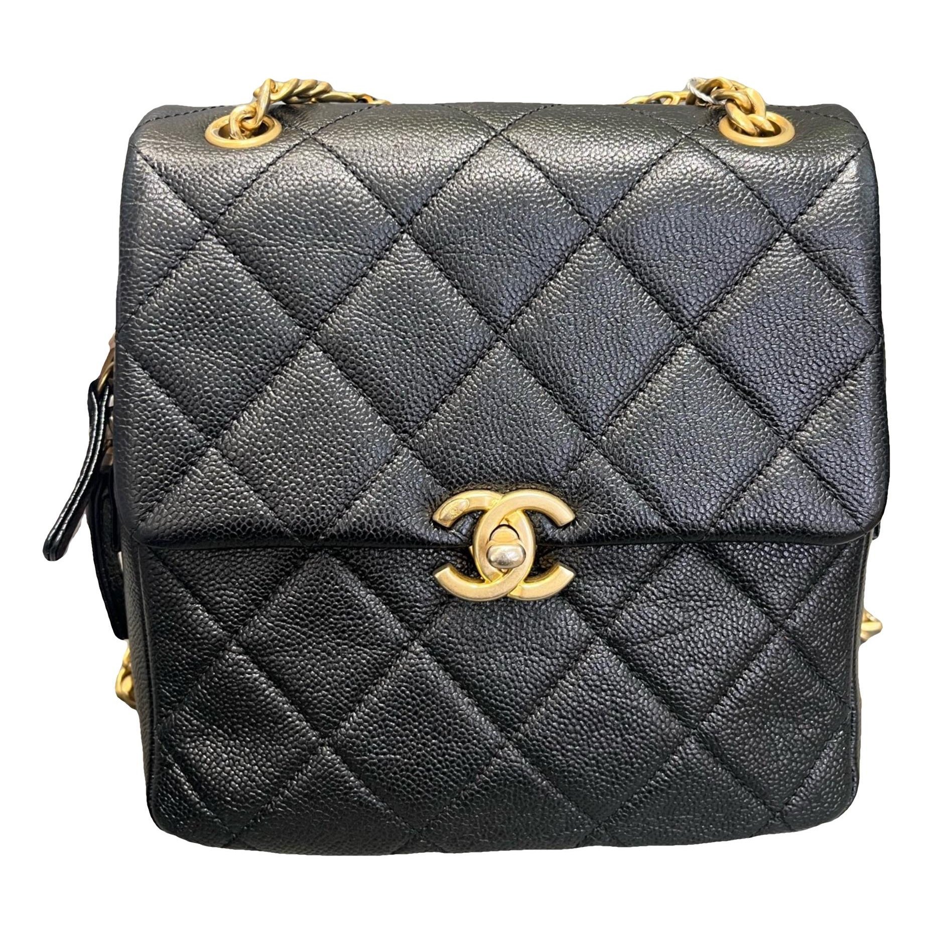 Leather backpack