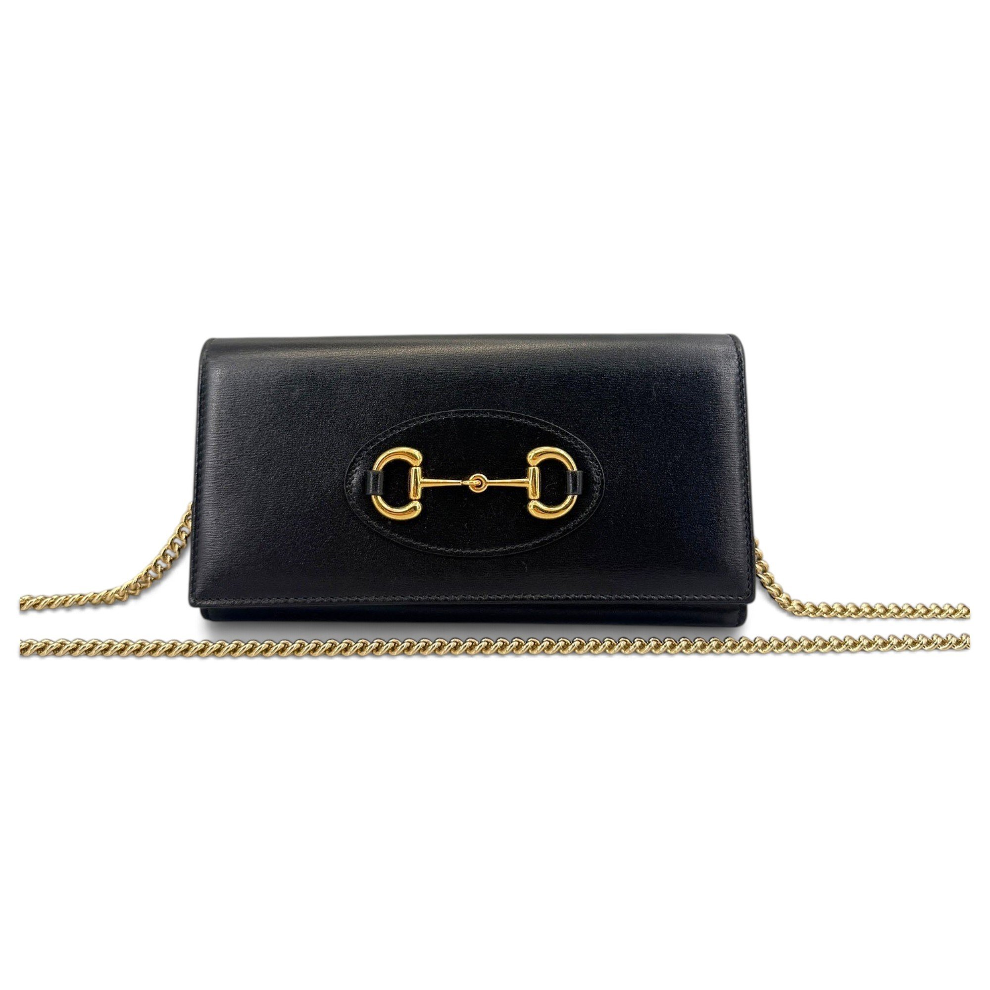 Horsebit 1955 Chain Wallet leather handbag