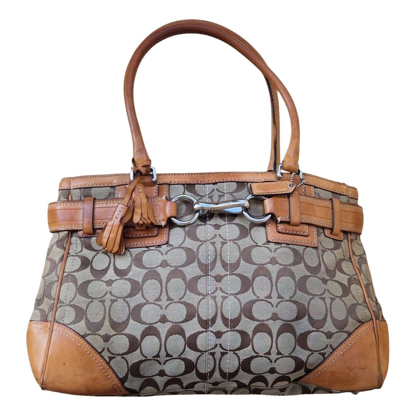 Signature Sufflette leather handbag
