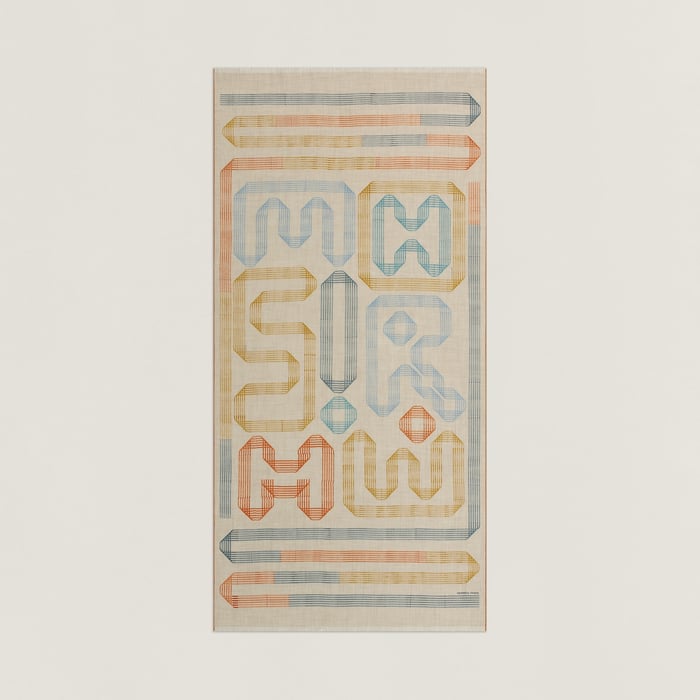 Rubans d'Hermès Rectangle