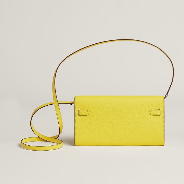Jaune Citron Kelly Classique to Go Wallet