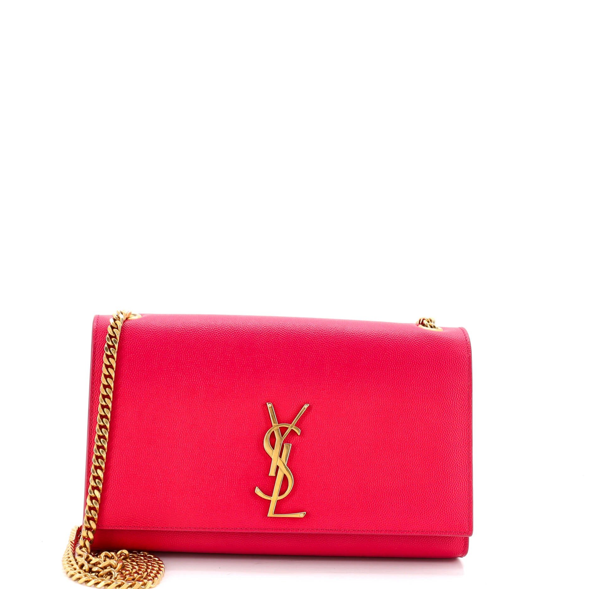 Classic Monogram Crossbody Bag Grainy Leather Medium
