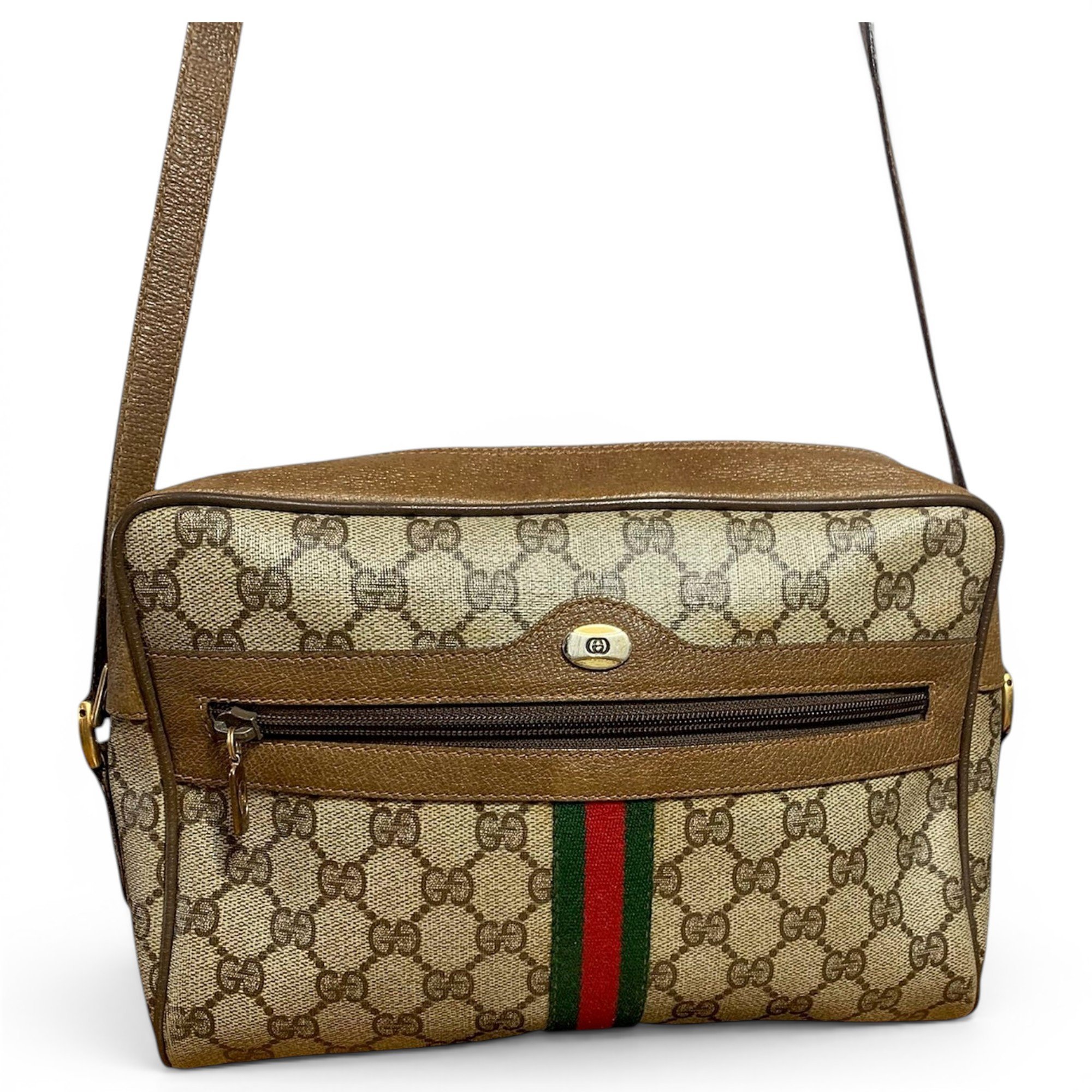 Ophidia cloth crossbody bag