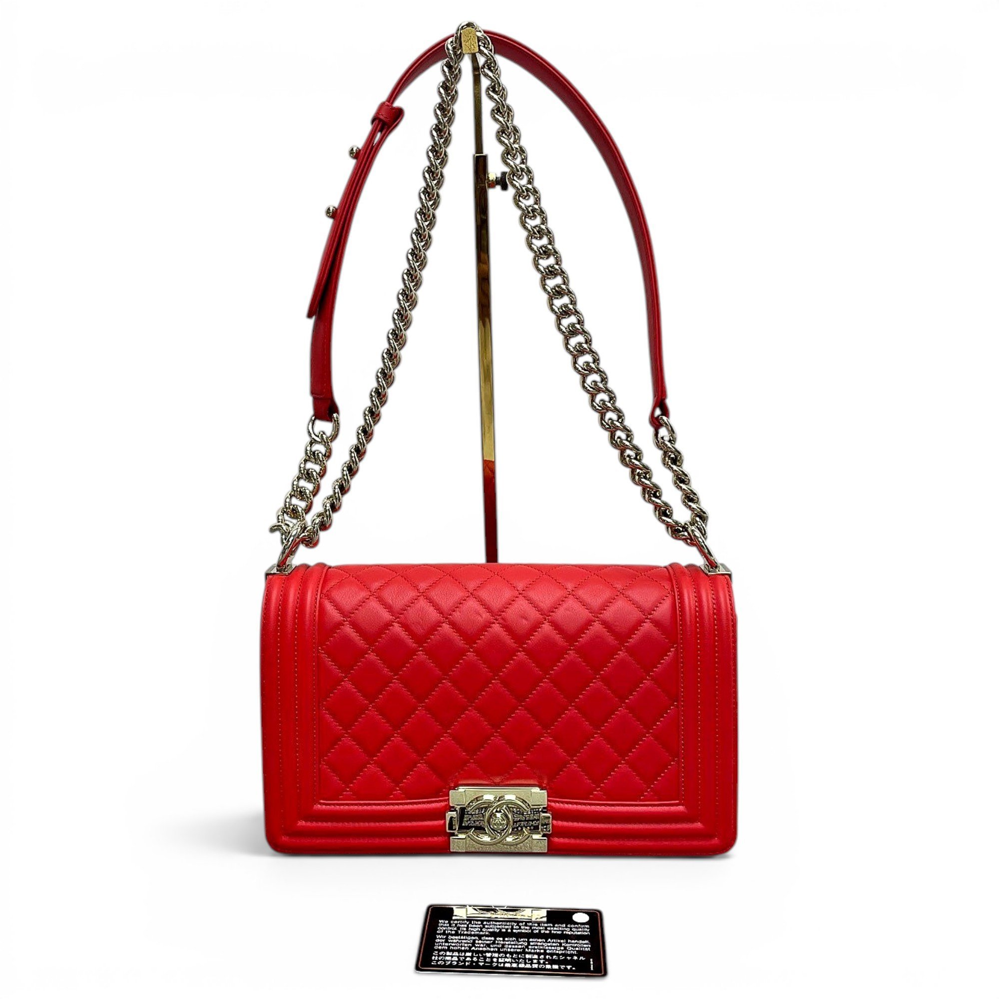 Boy leather crossbody bag