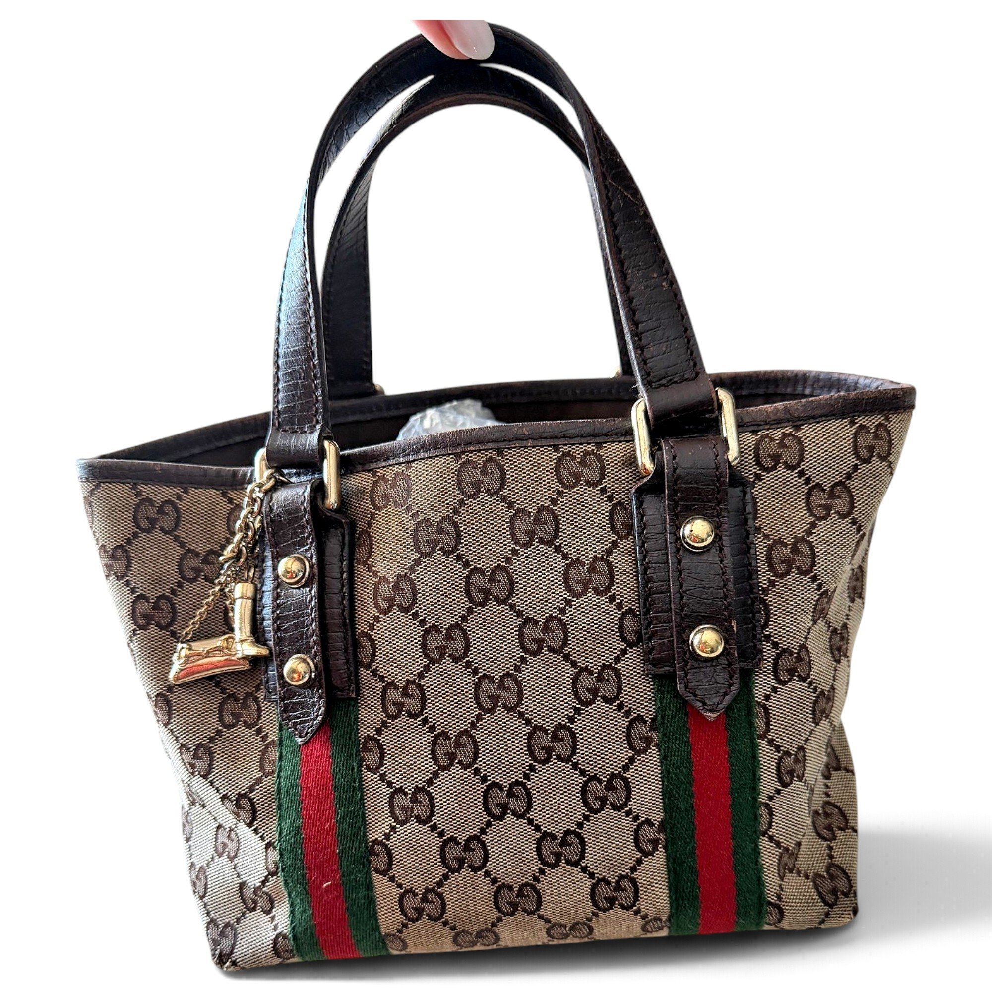 Leather tote