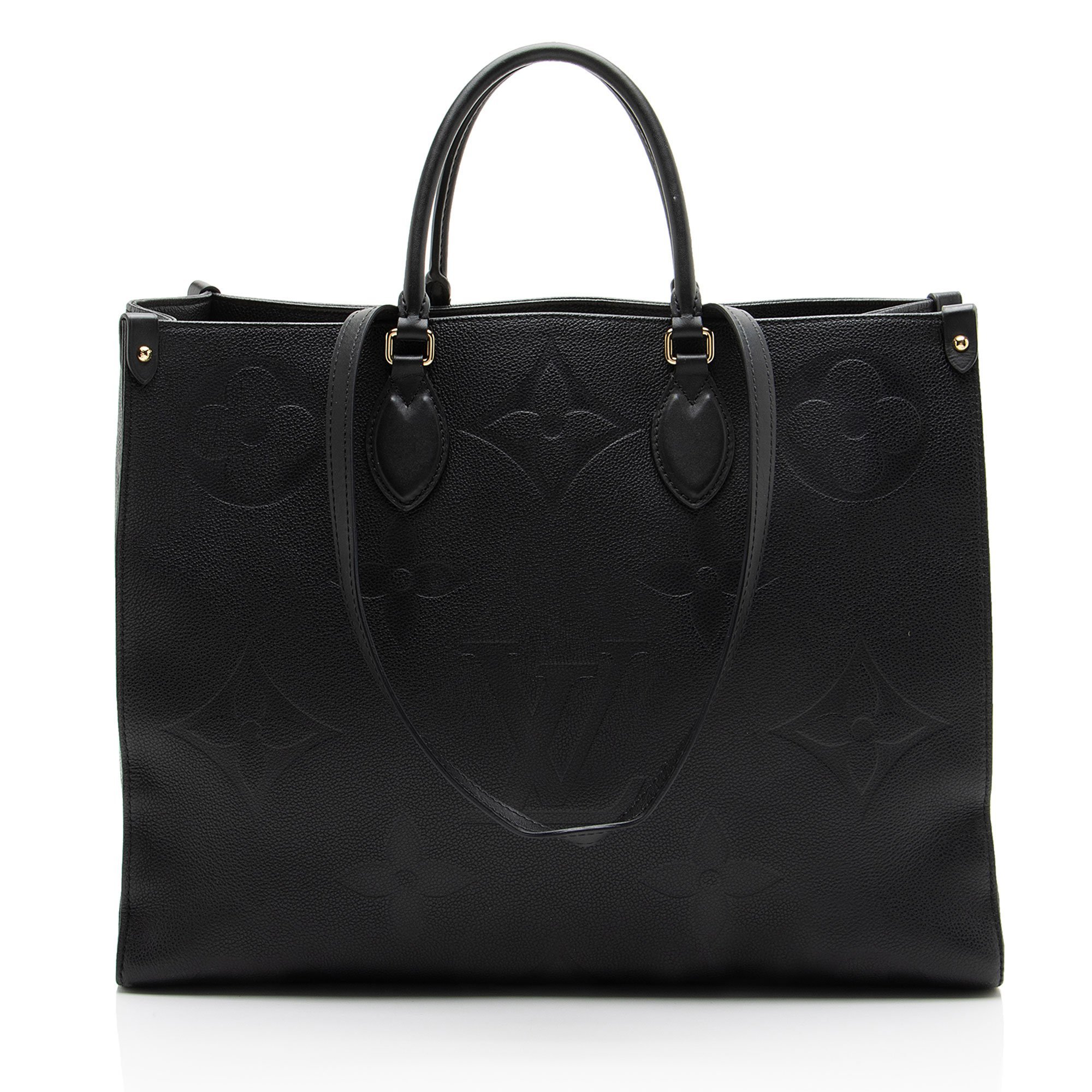 Leather tote