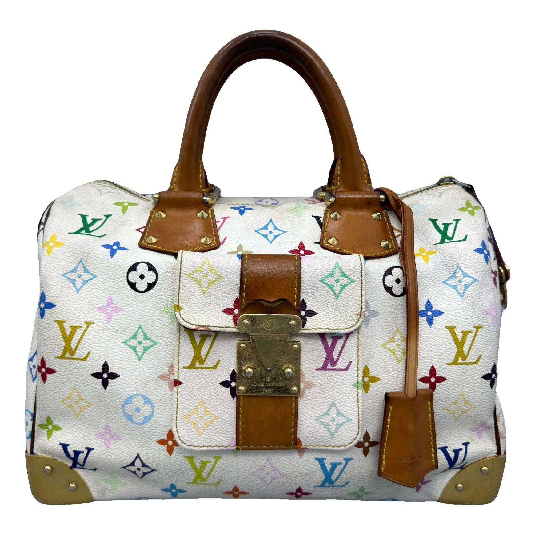 Speedy leather handbag
