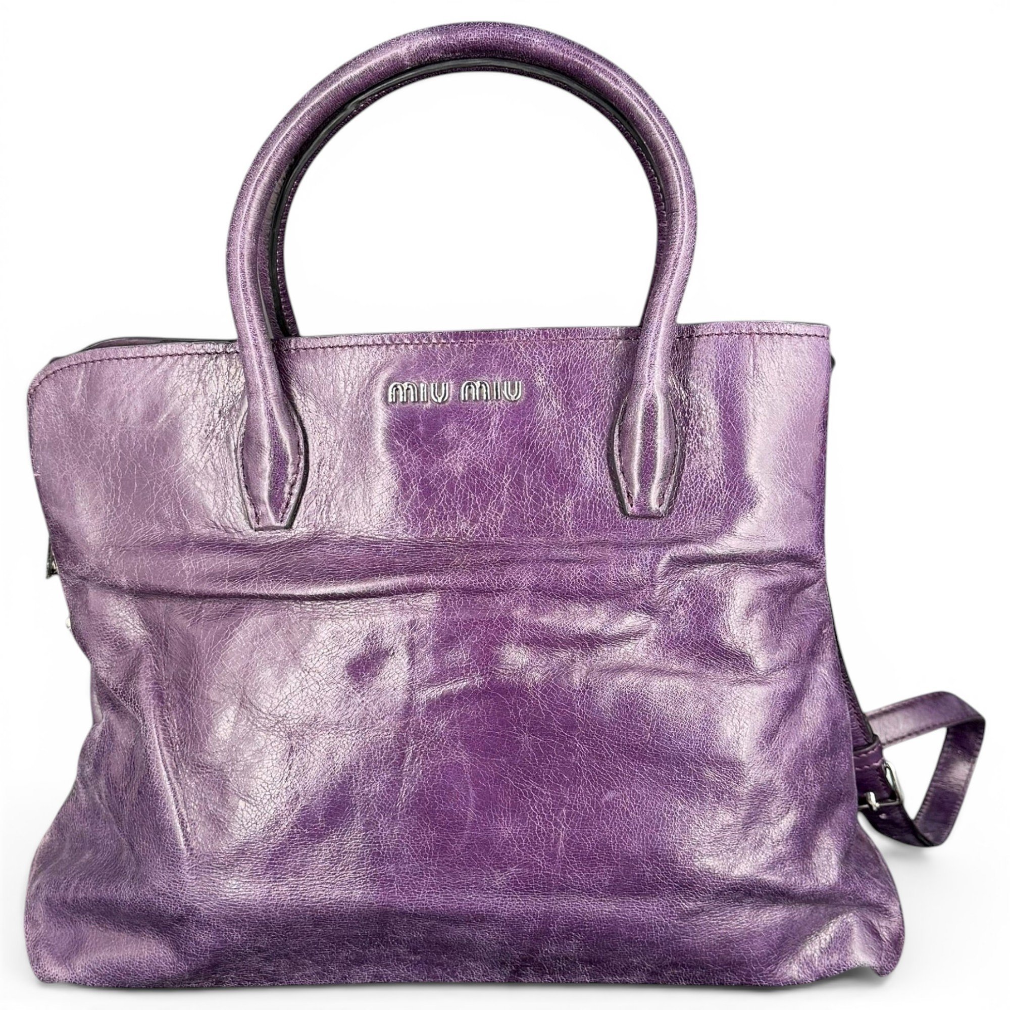 Leather handbag