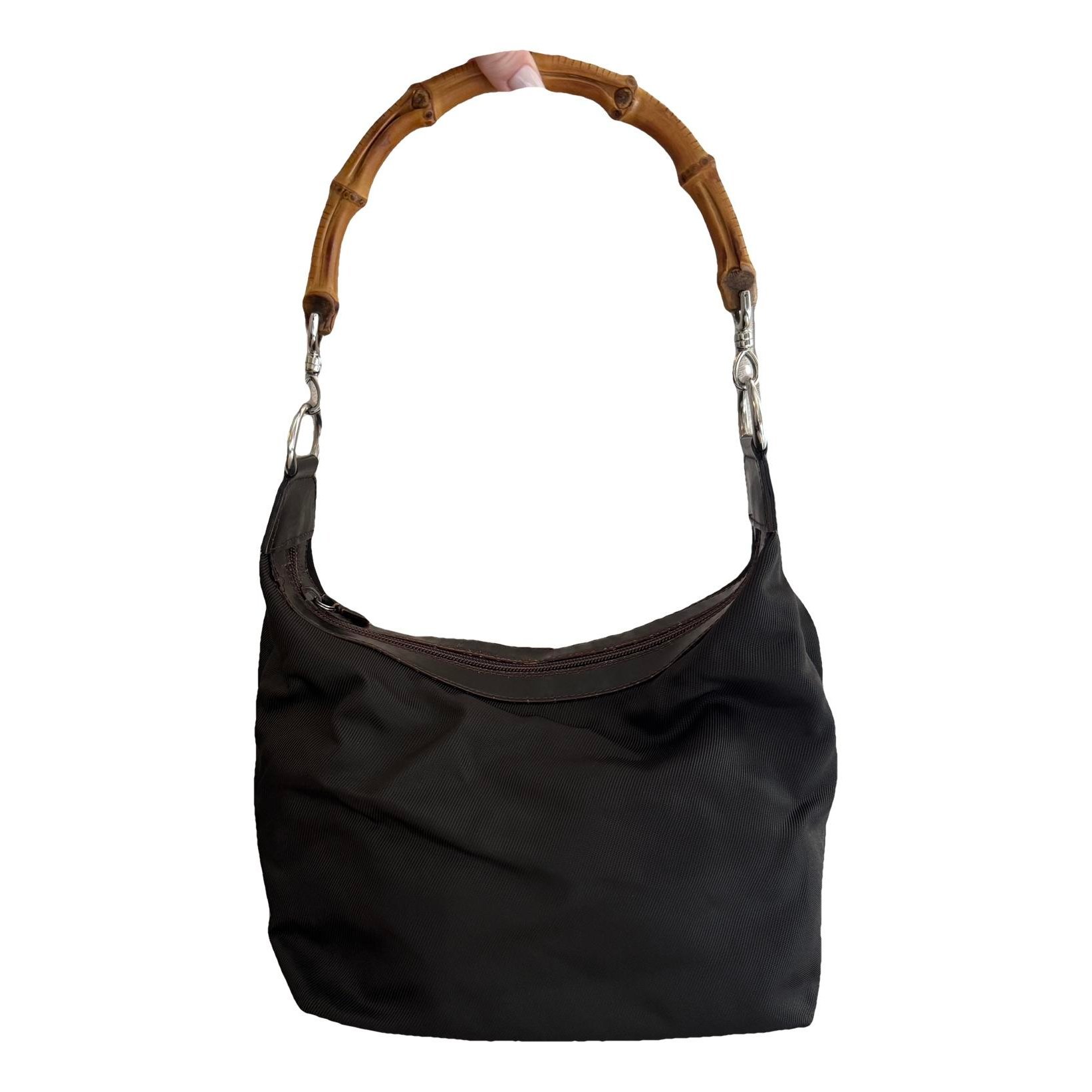 Vintage Bamboo Hobo handbag