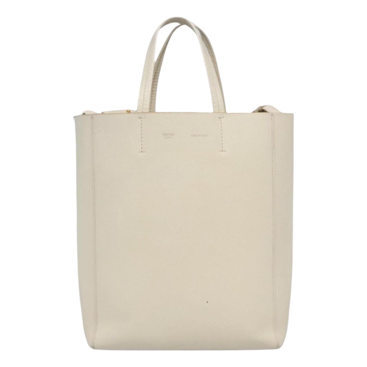 Cabas leather handbag