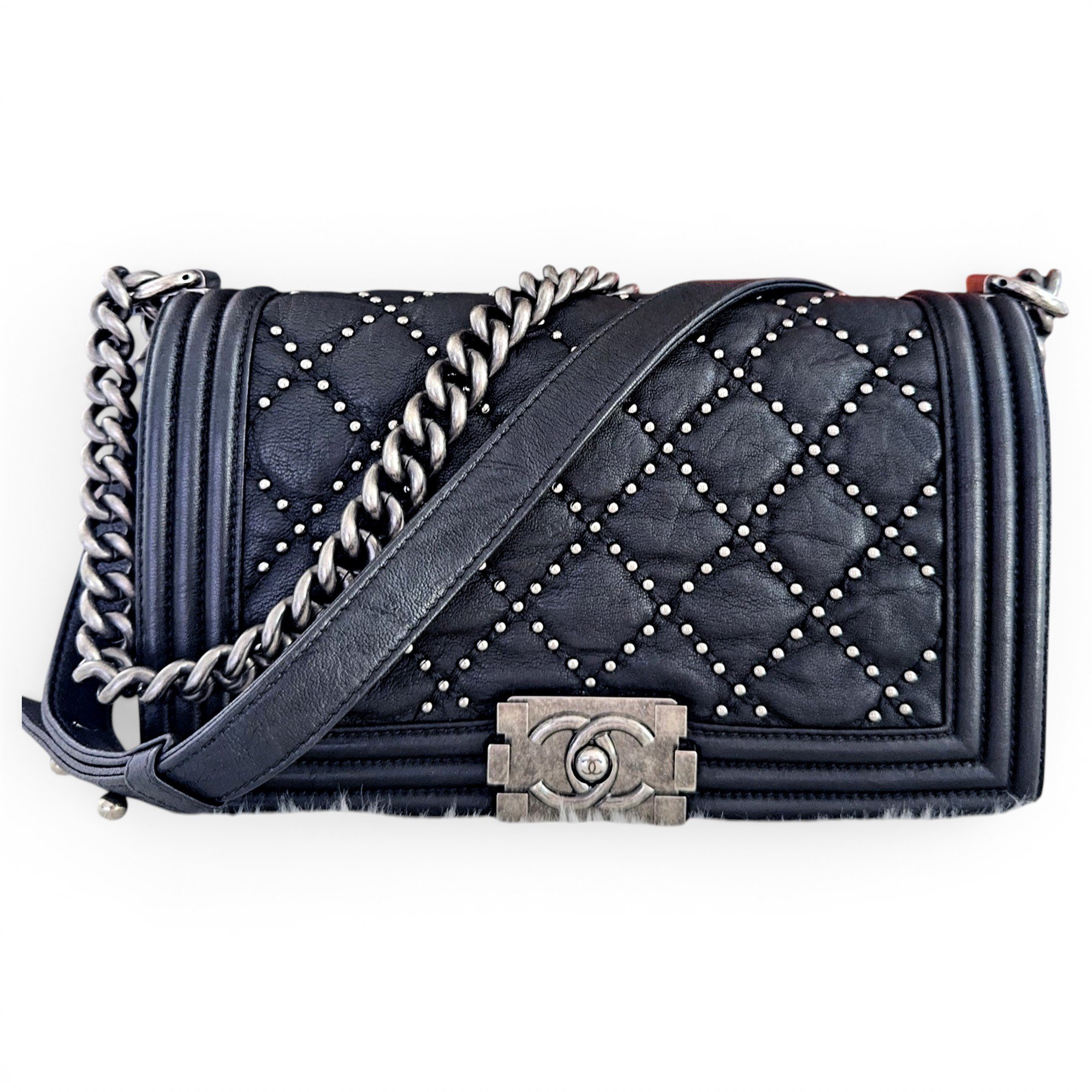 Boy leather handbag