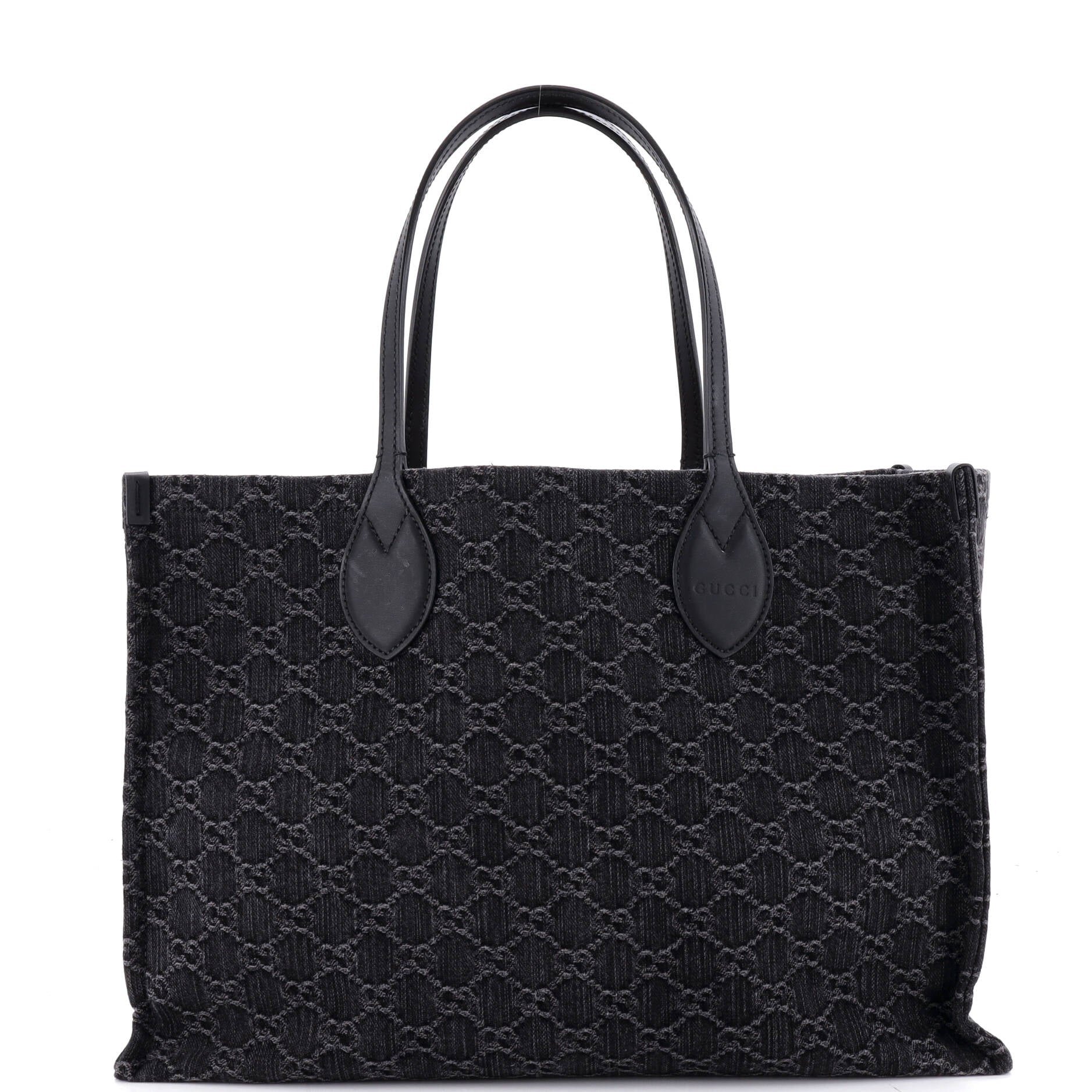 Ophidia Shopper Tote GG Denim Large