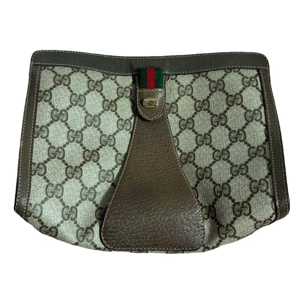 Ophidia leather clutch bag
