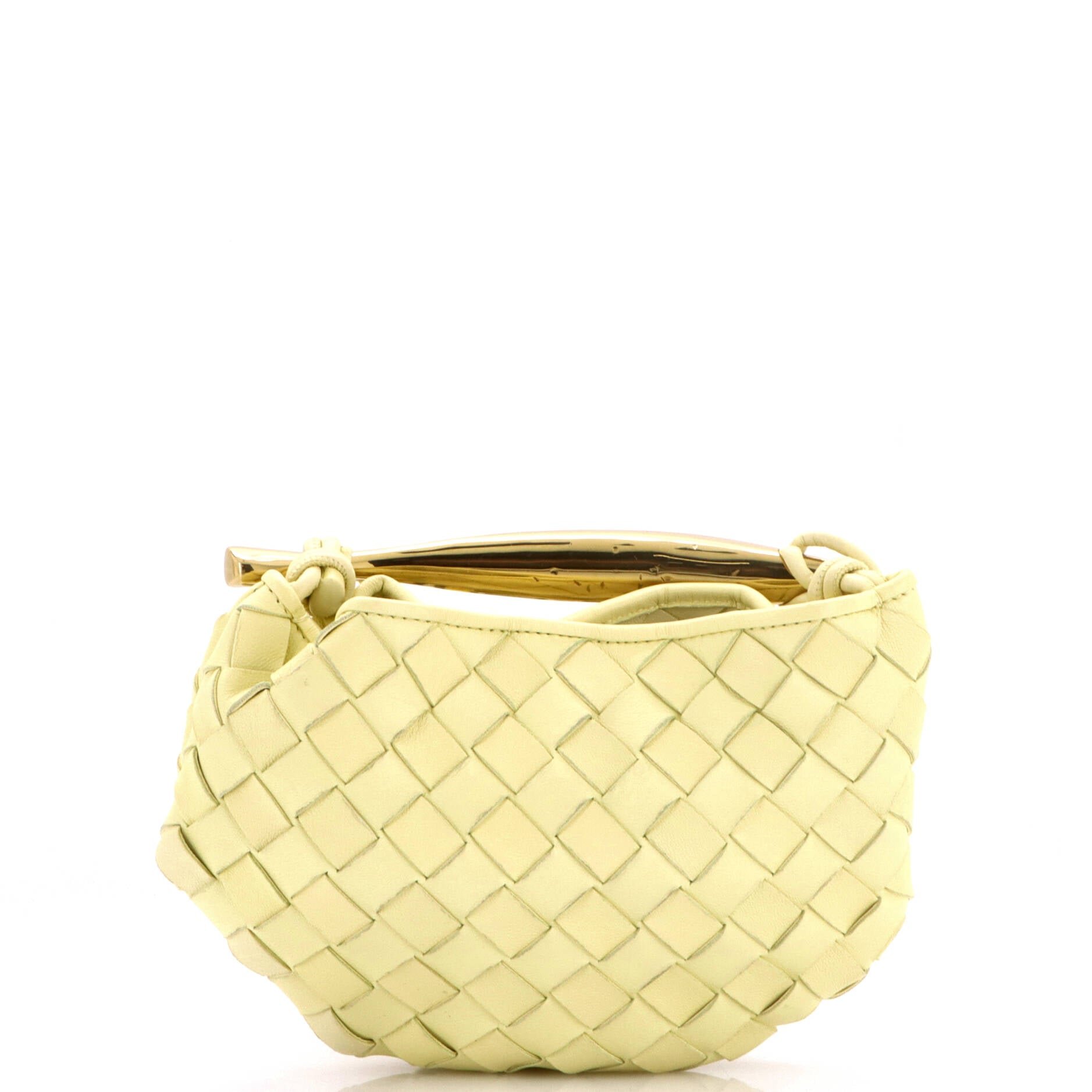 Bottega Veneta Sardine Top Handle Bag Intrecciato Nappa Mini