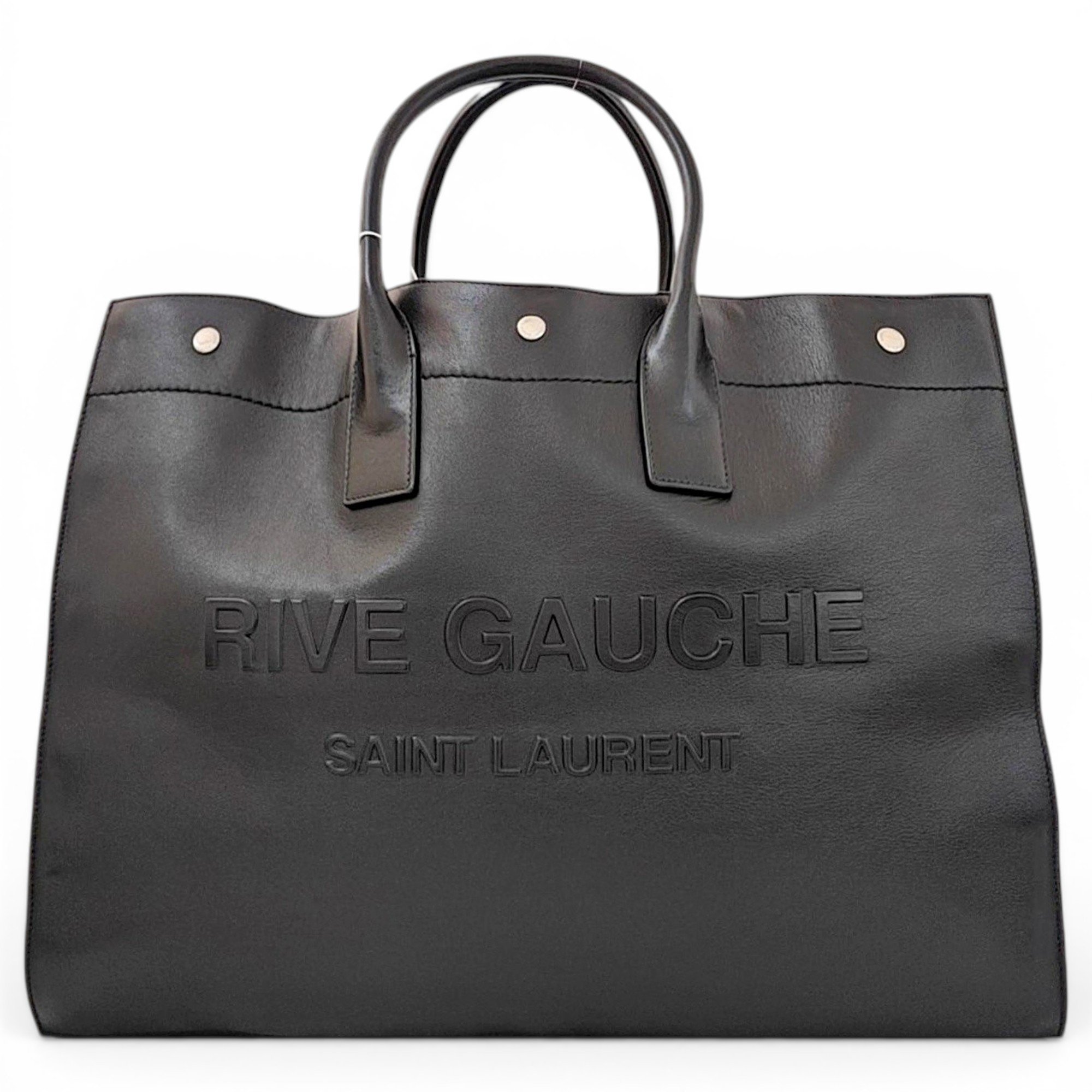 Cabas Rive Gauche leather handbag