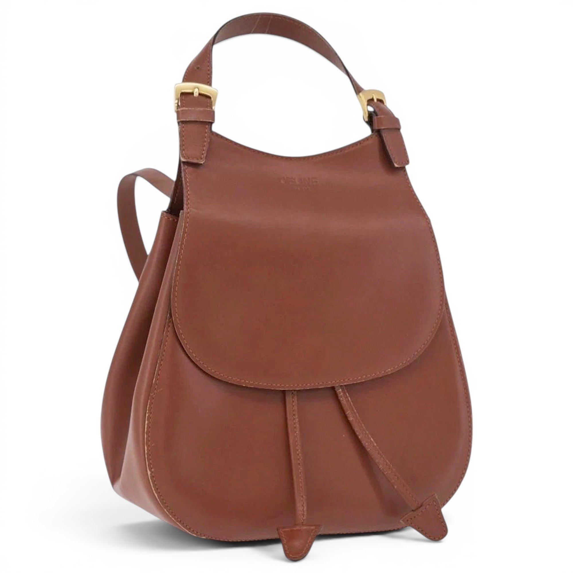 Leather backpack