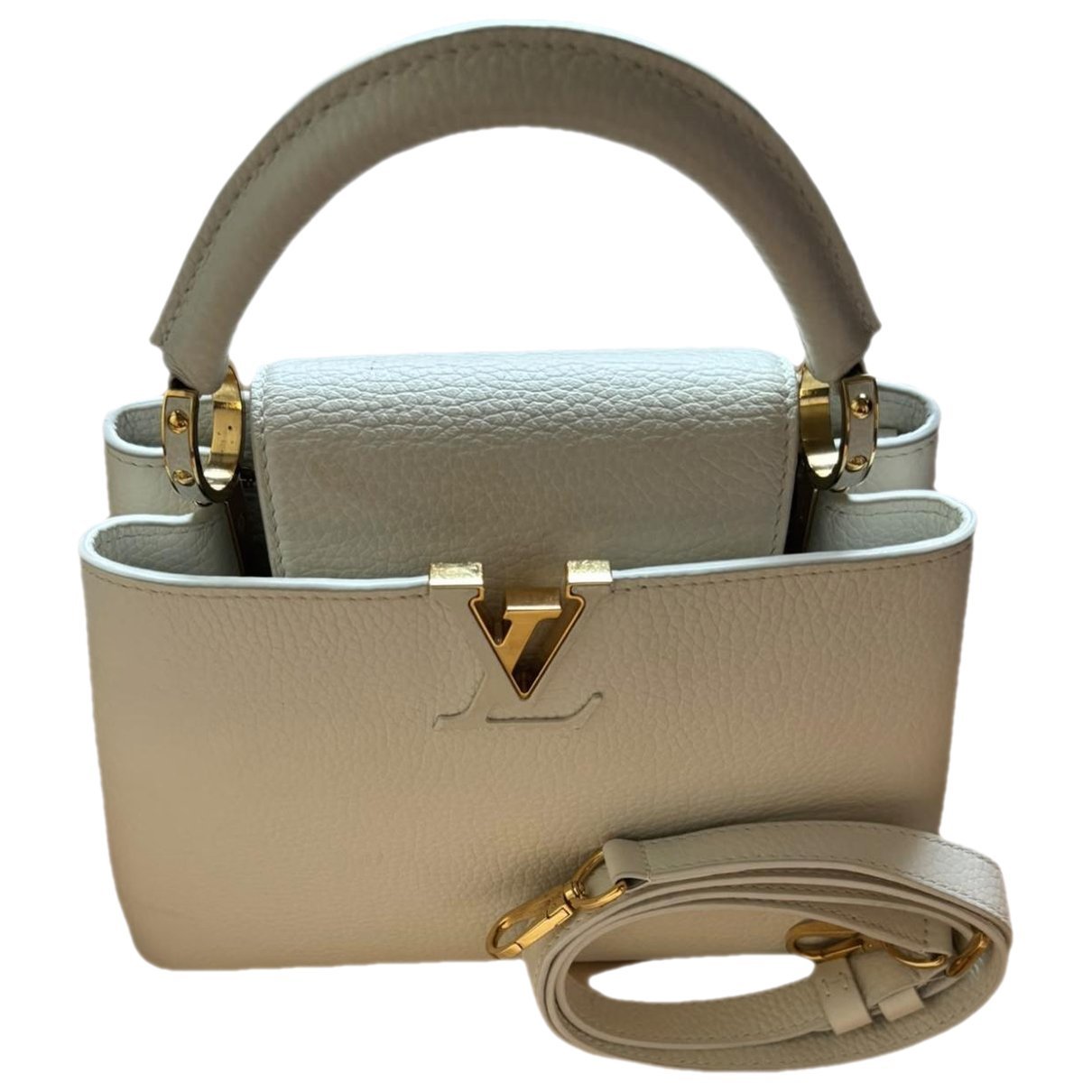 Capucines leather handbag