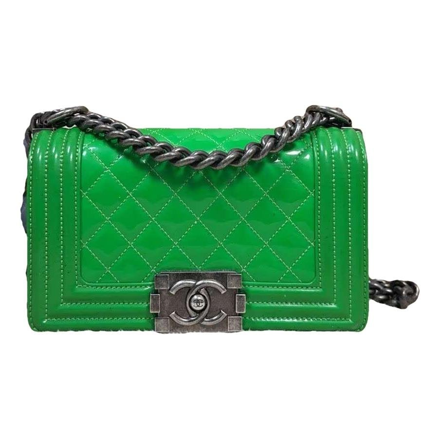 Boy patent leather handbag