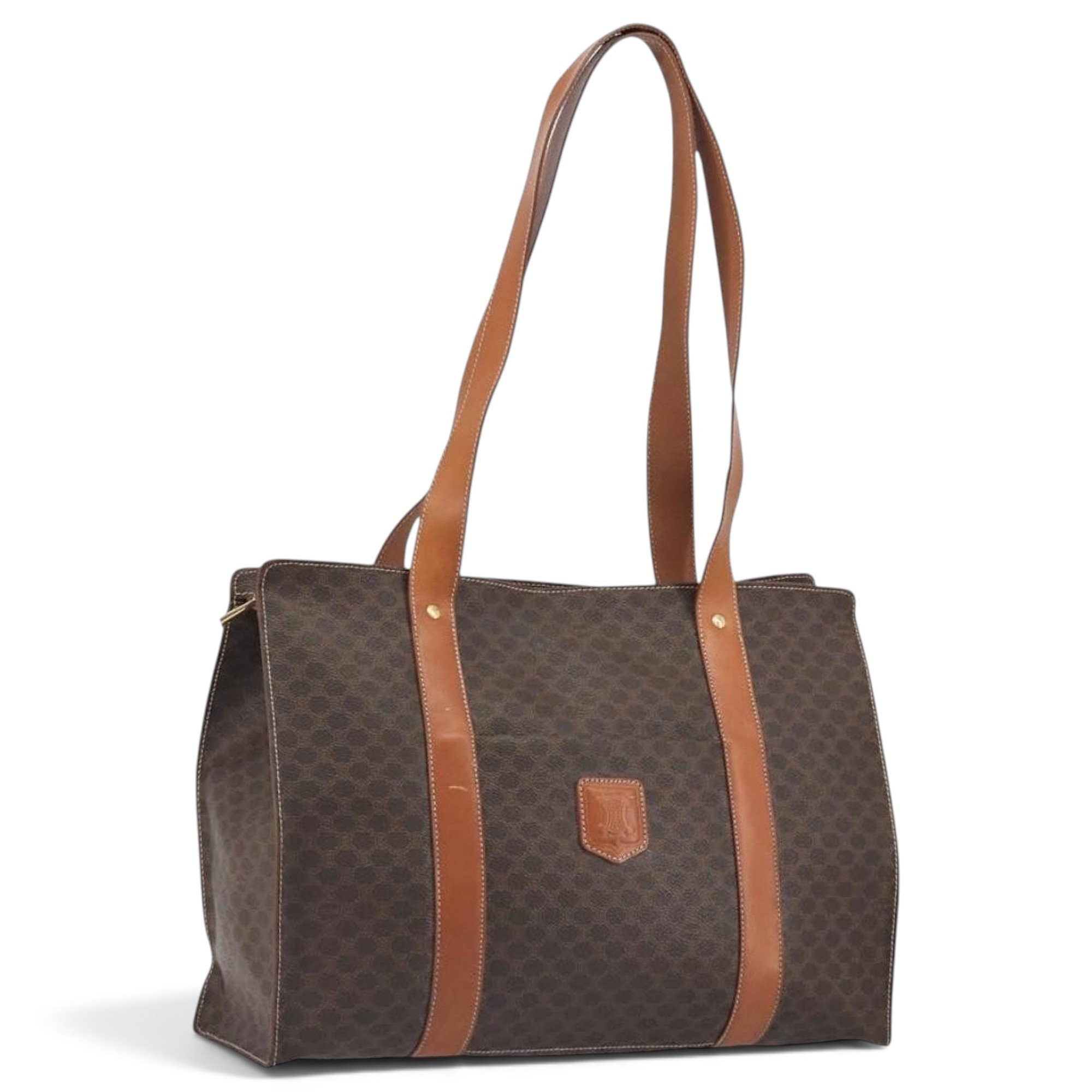 Leather tote
