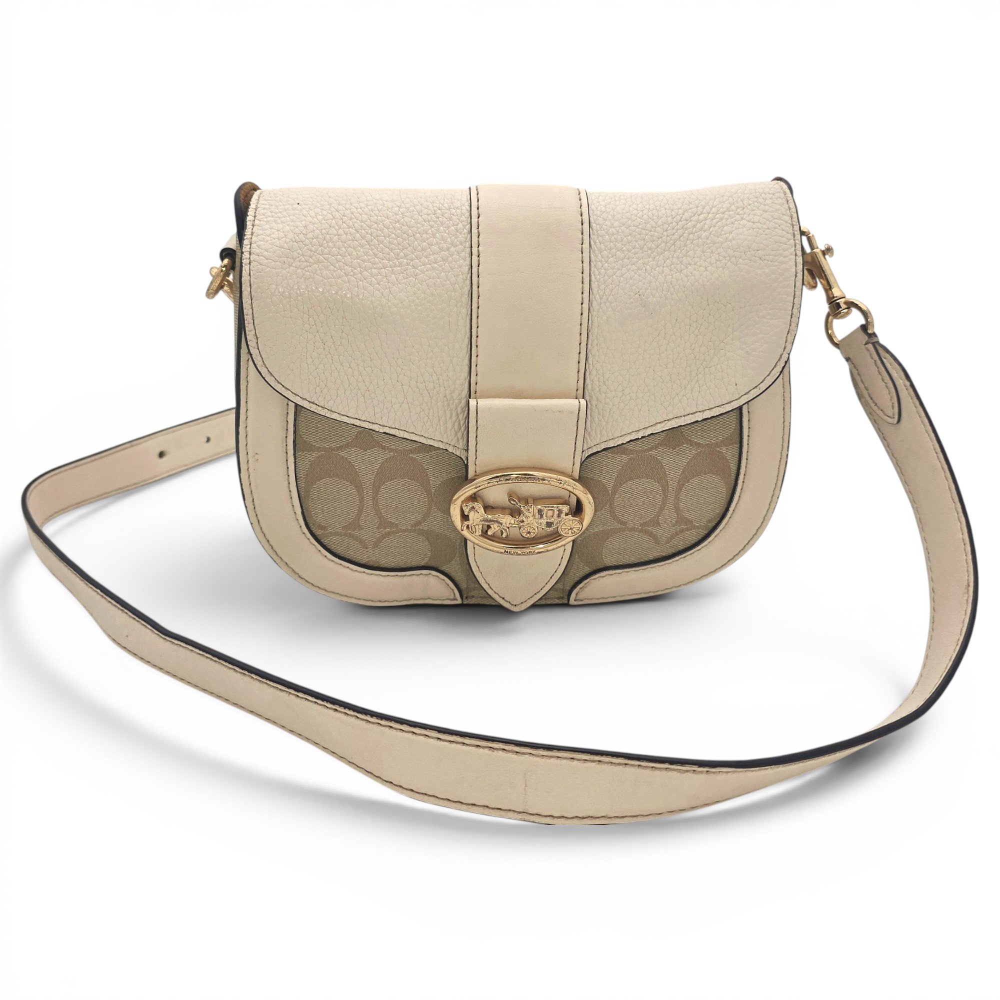 Leather crossbody bag