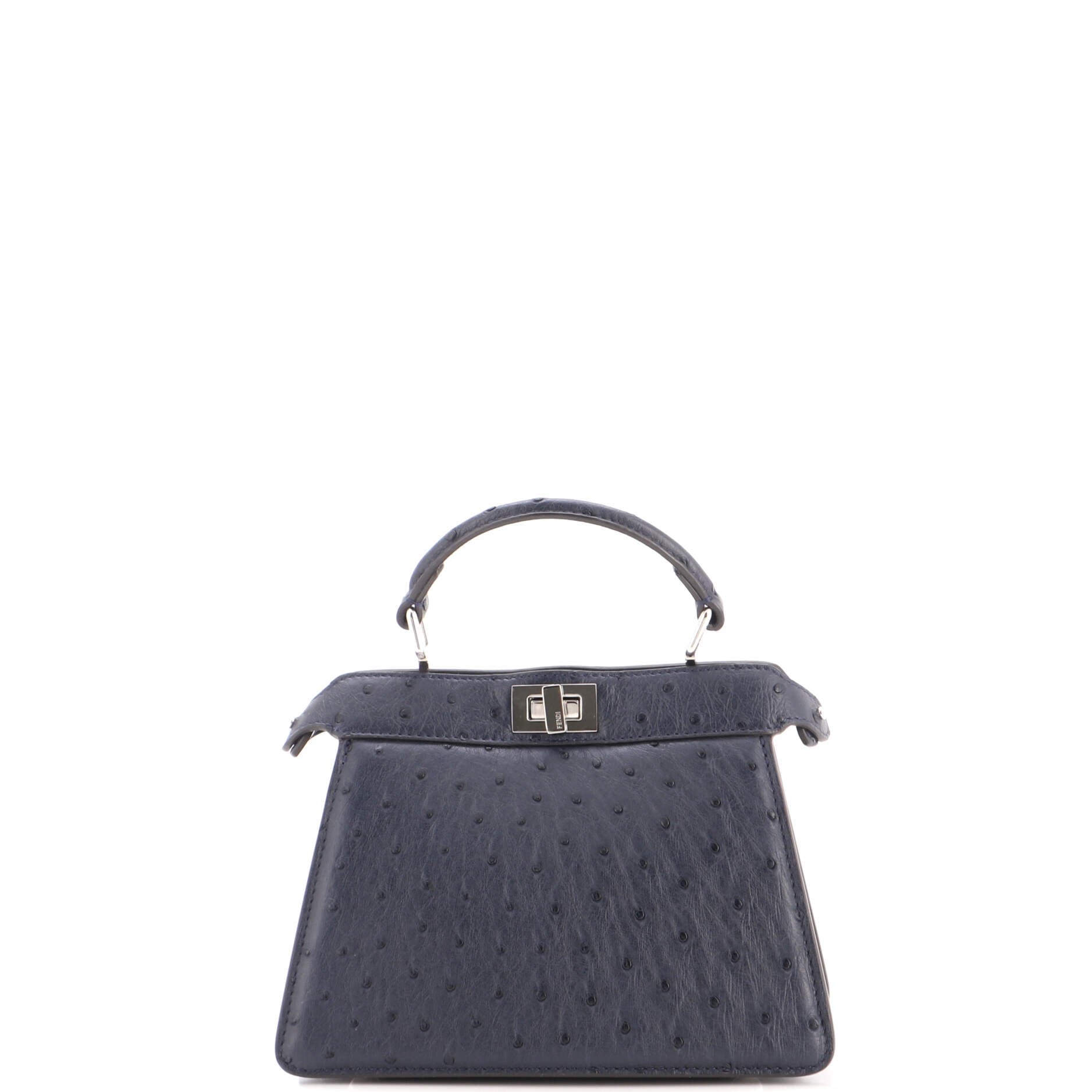 Peekaboo ISeeU Bag Ostrich Petite