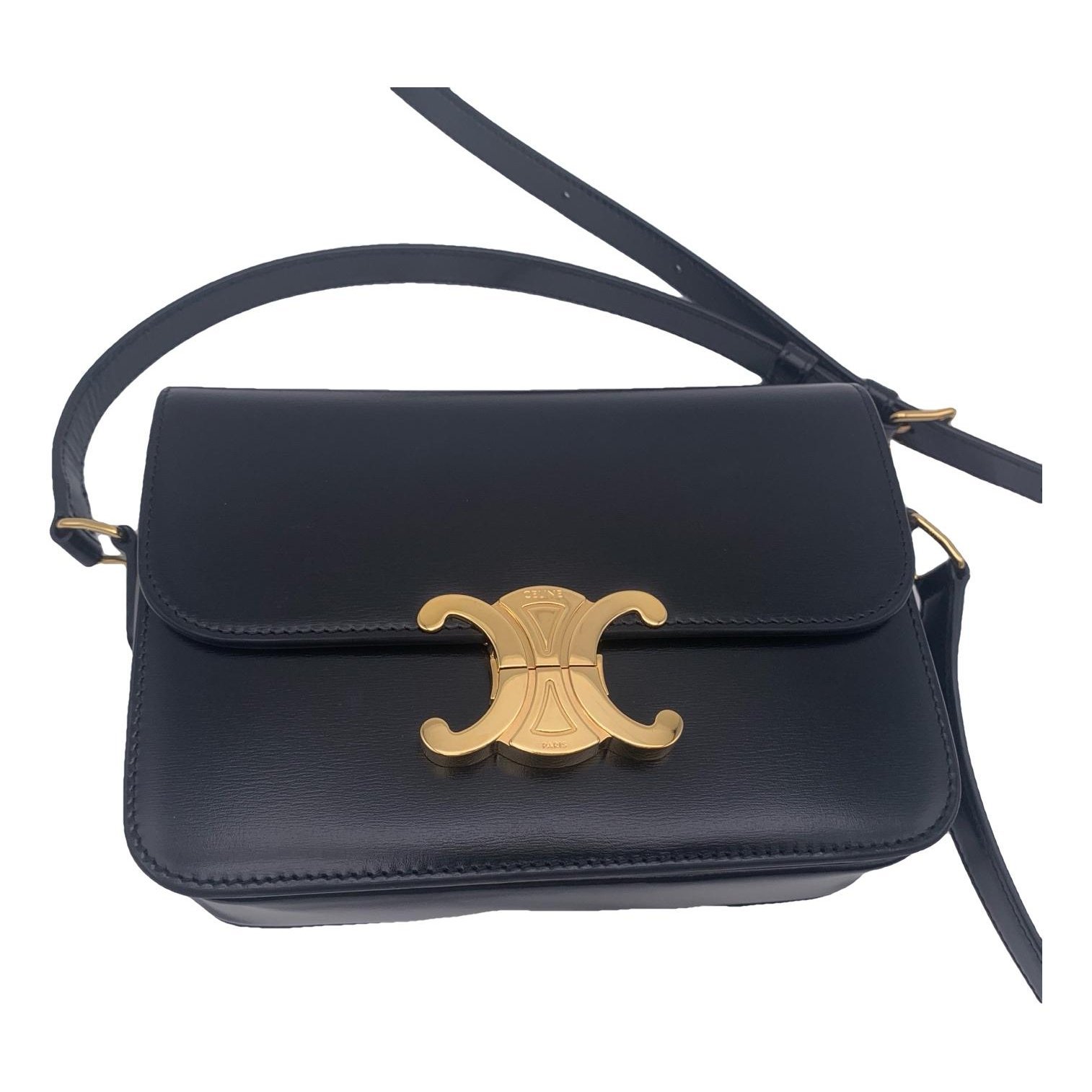 Triomphe leather handbag