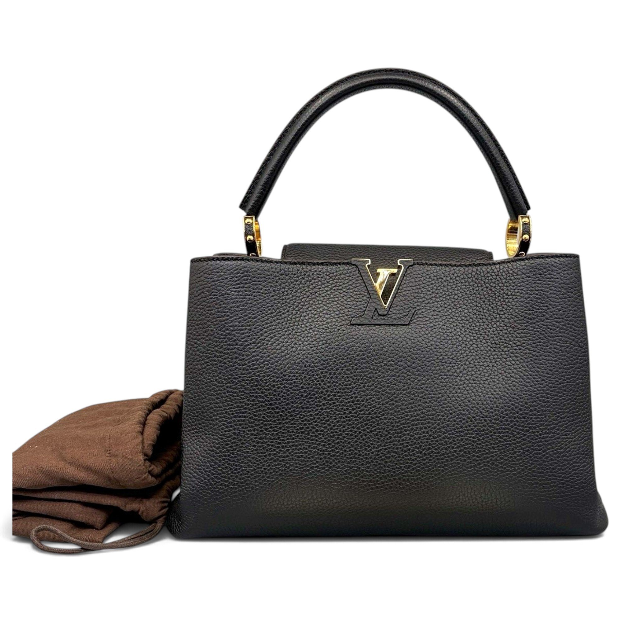 Capucines leather handbag