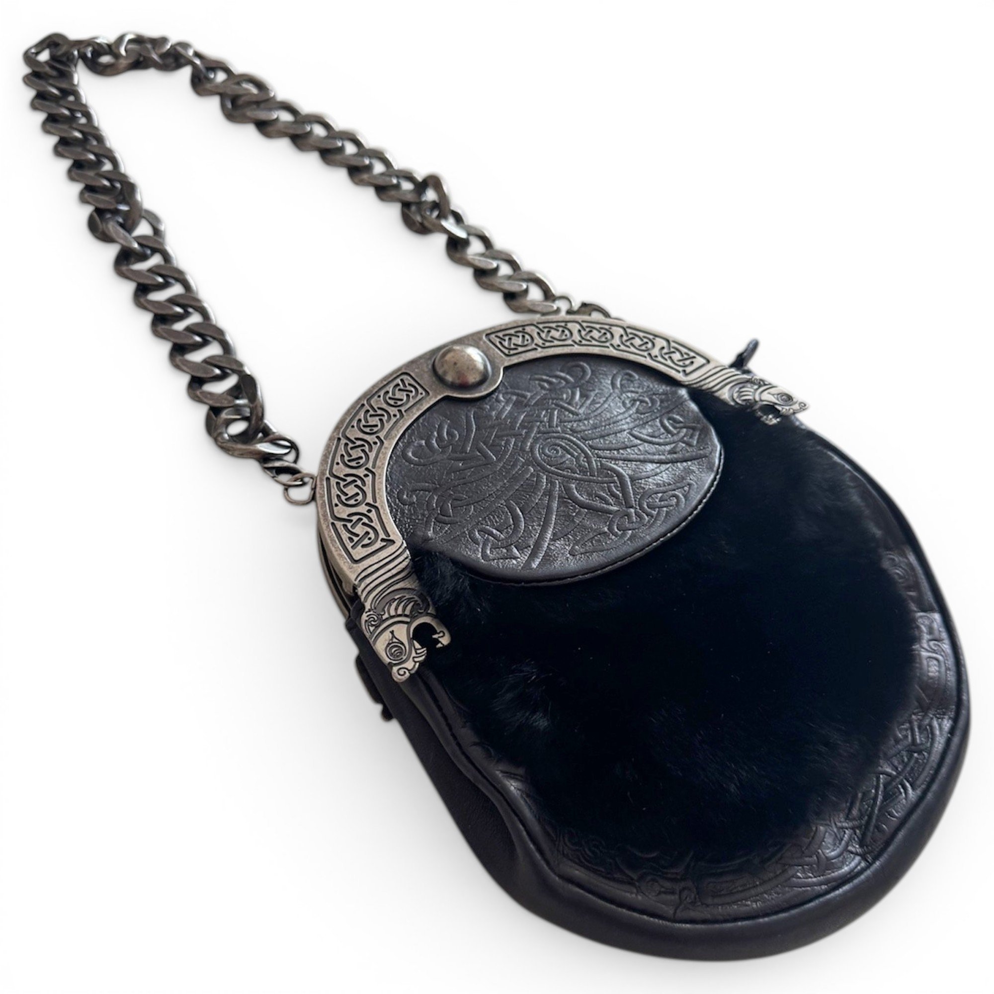 Leather handbag