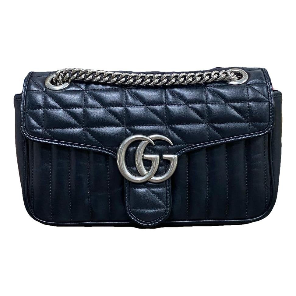 GG Marmont Flap leather crossbody bag