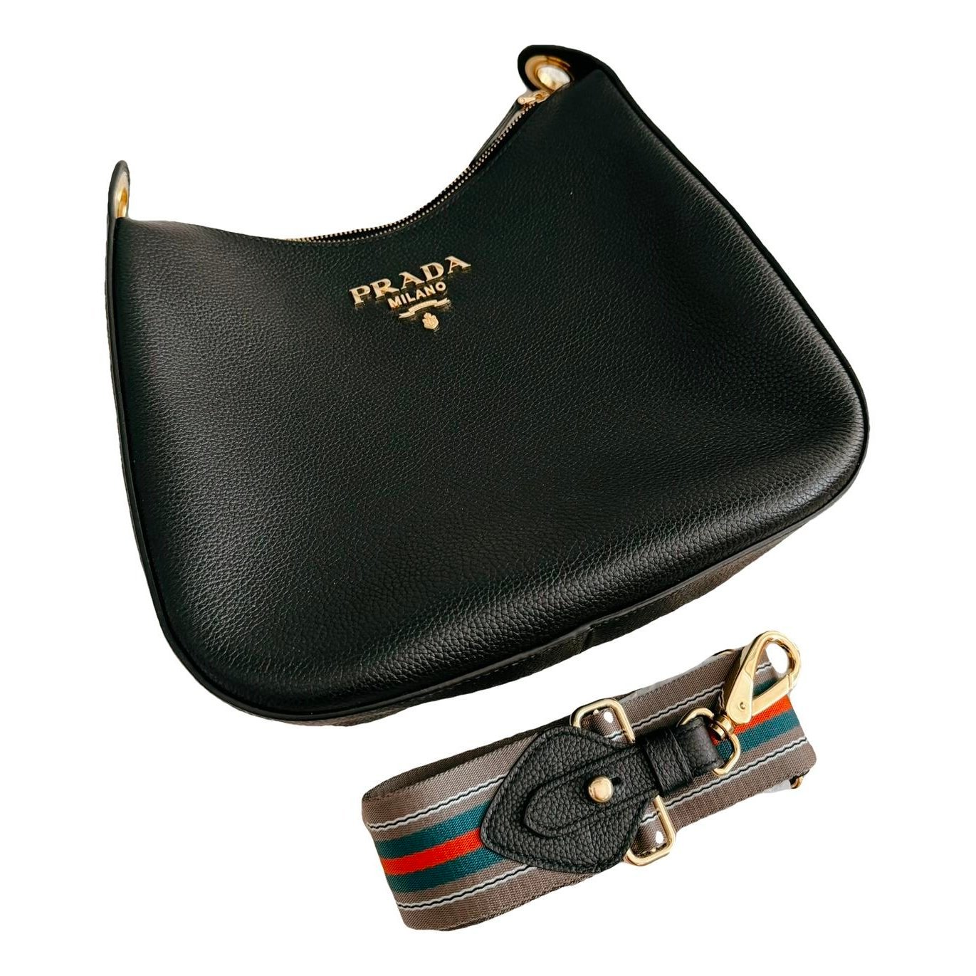 Leather crossbody bag