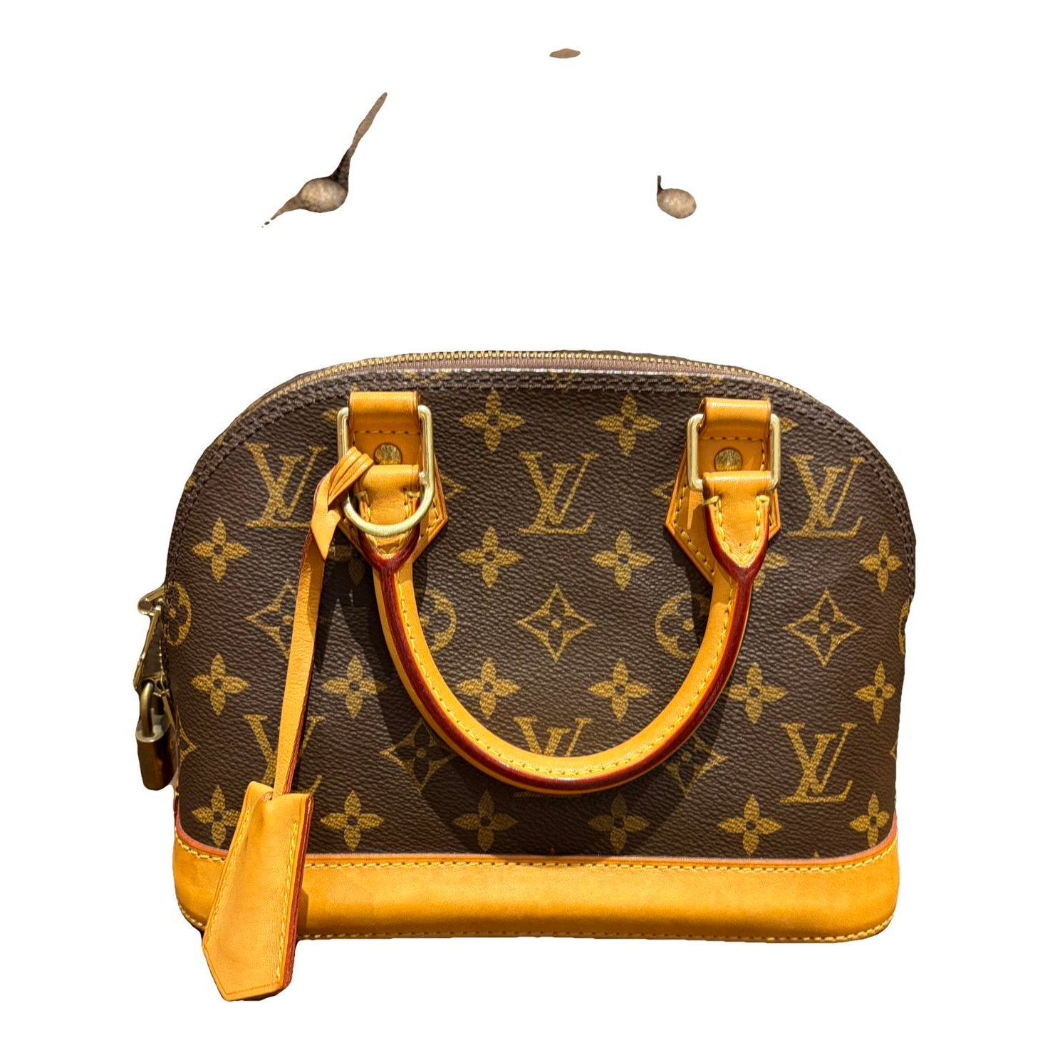 Louis Vuitton Alma leather handbag