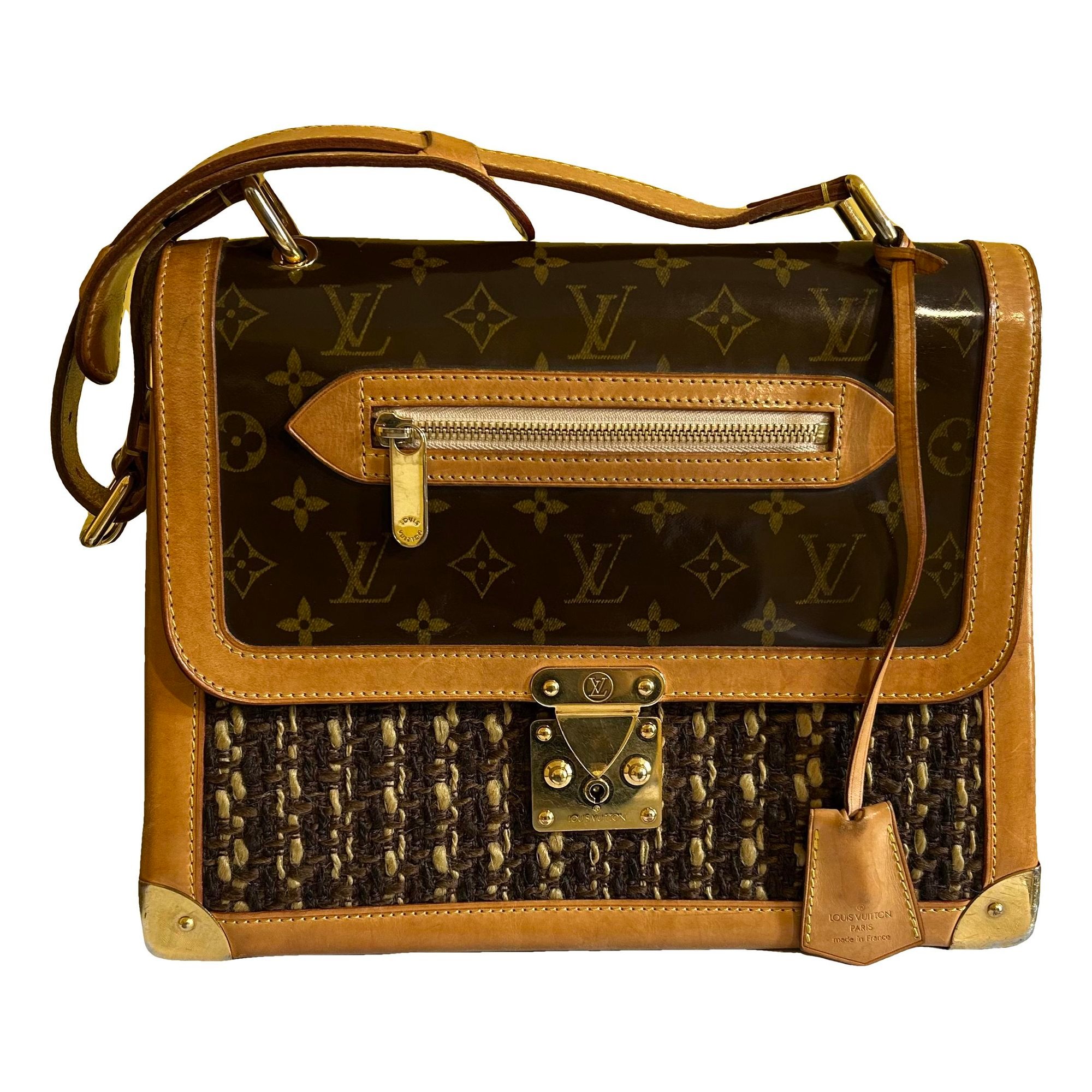 Patent leather handbag