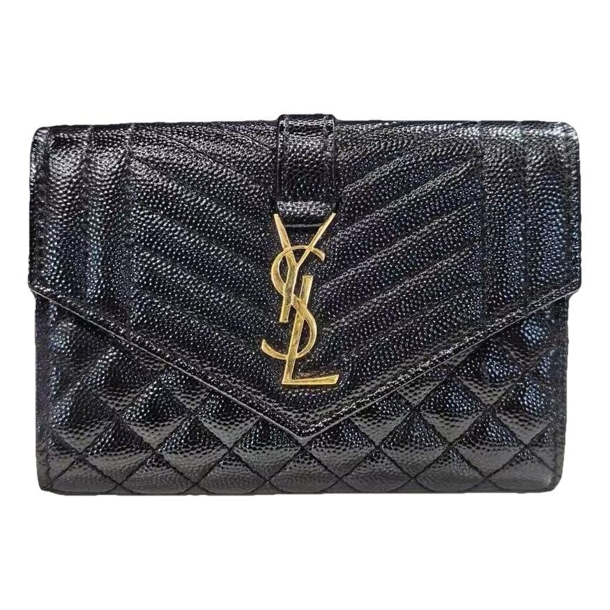 Envelope leather handbag