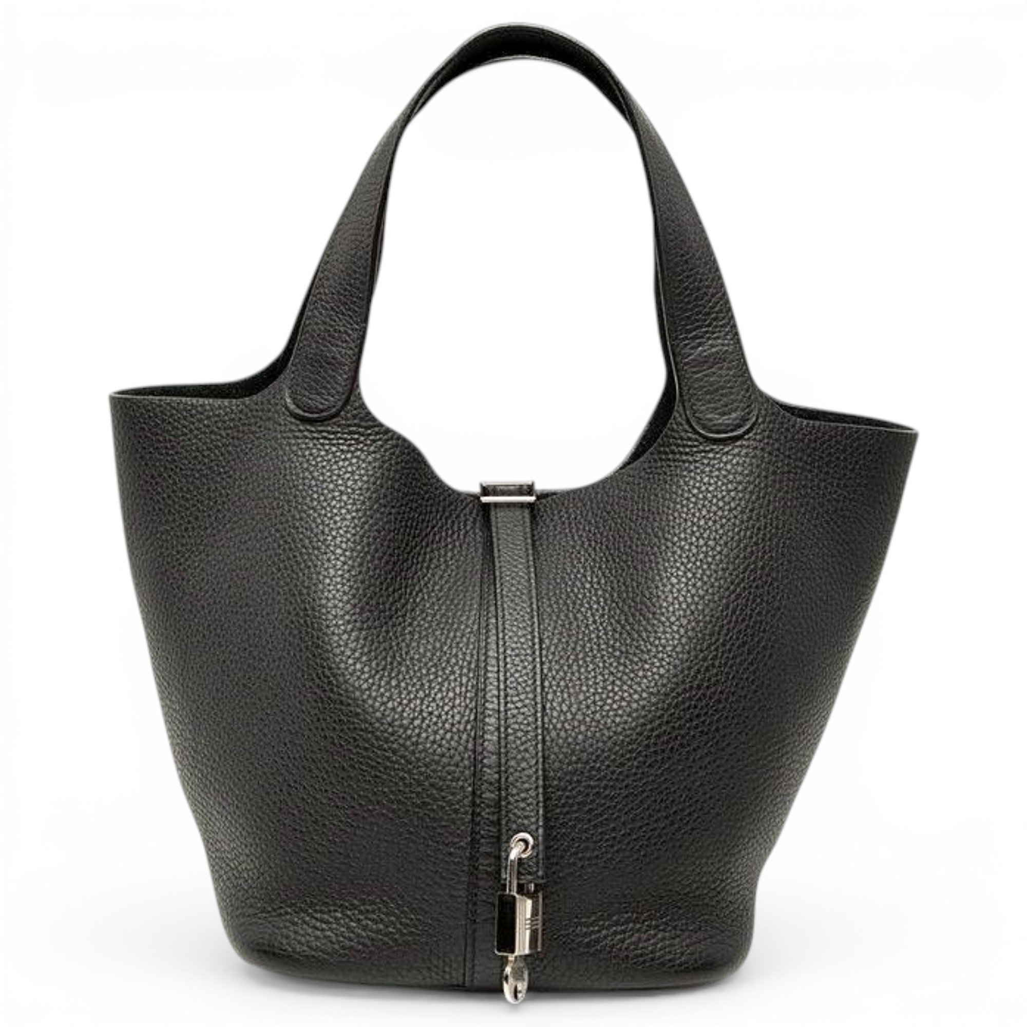 Picotin leather handbag