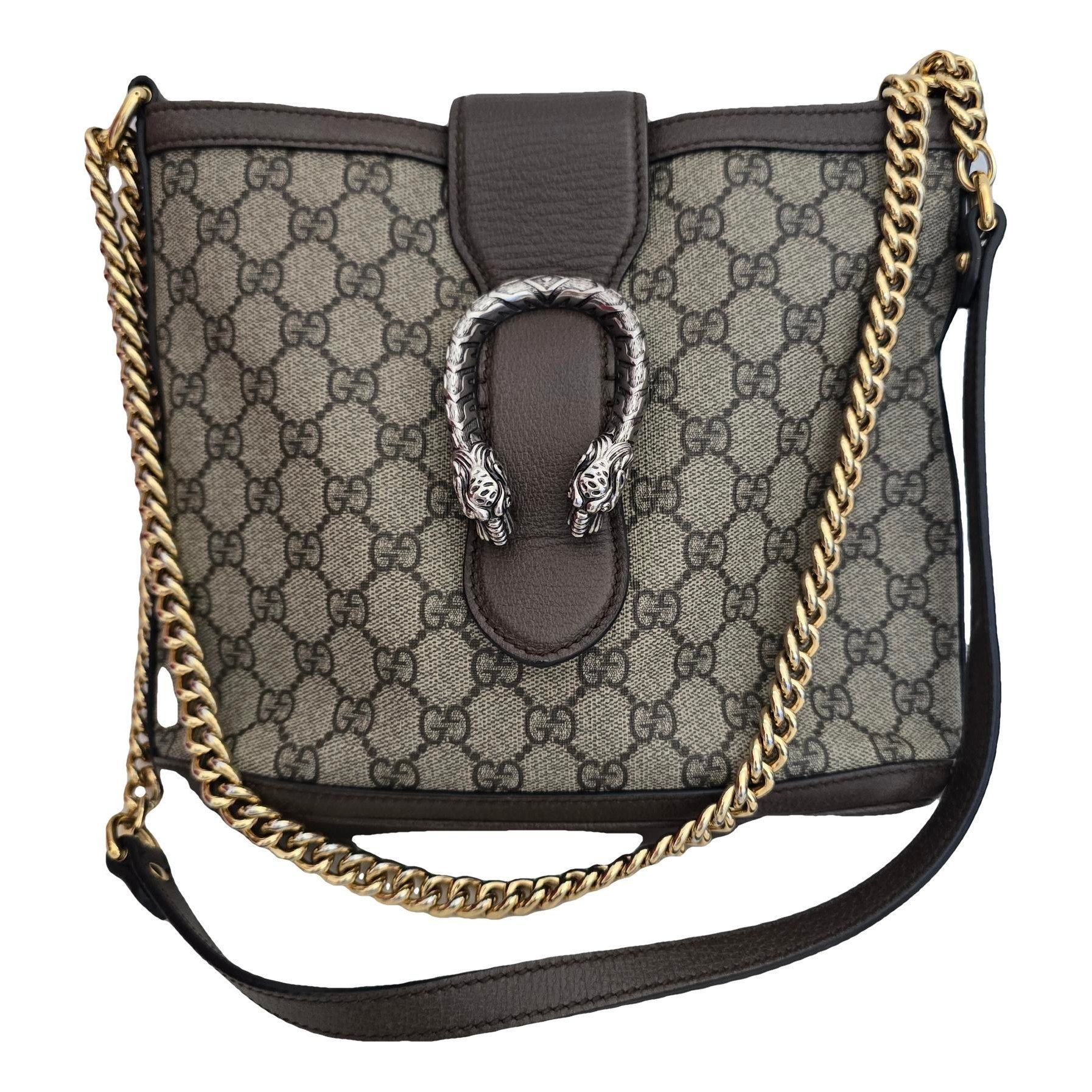 Dionysus Bucket leather crossbody bag