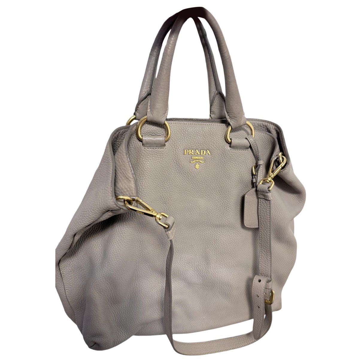 Leather tote